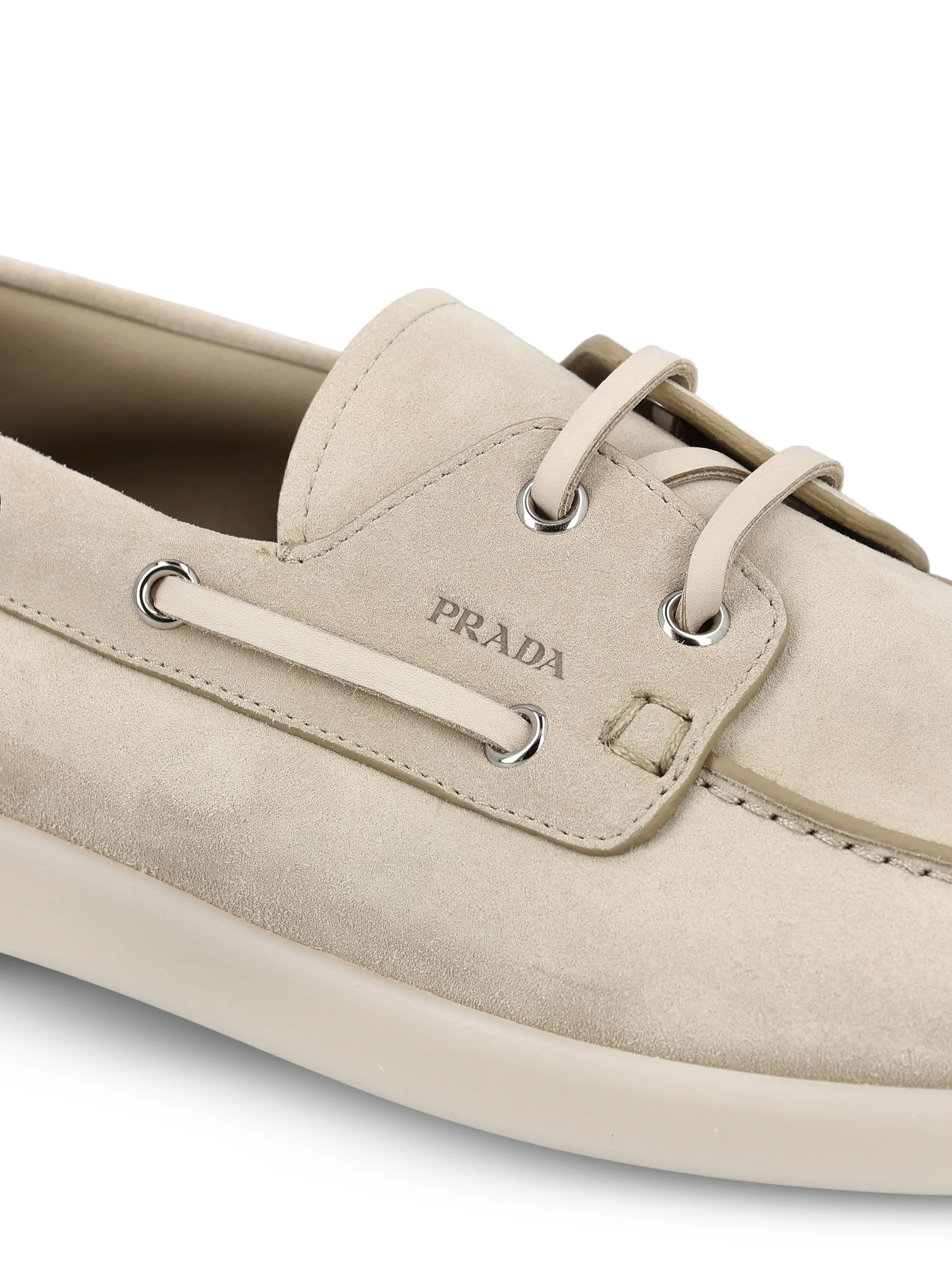 Mocasines de piel de nobuk PRADA