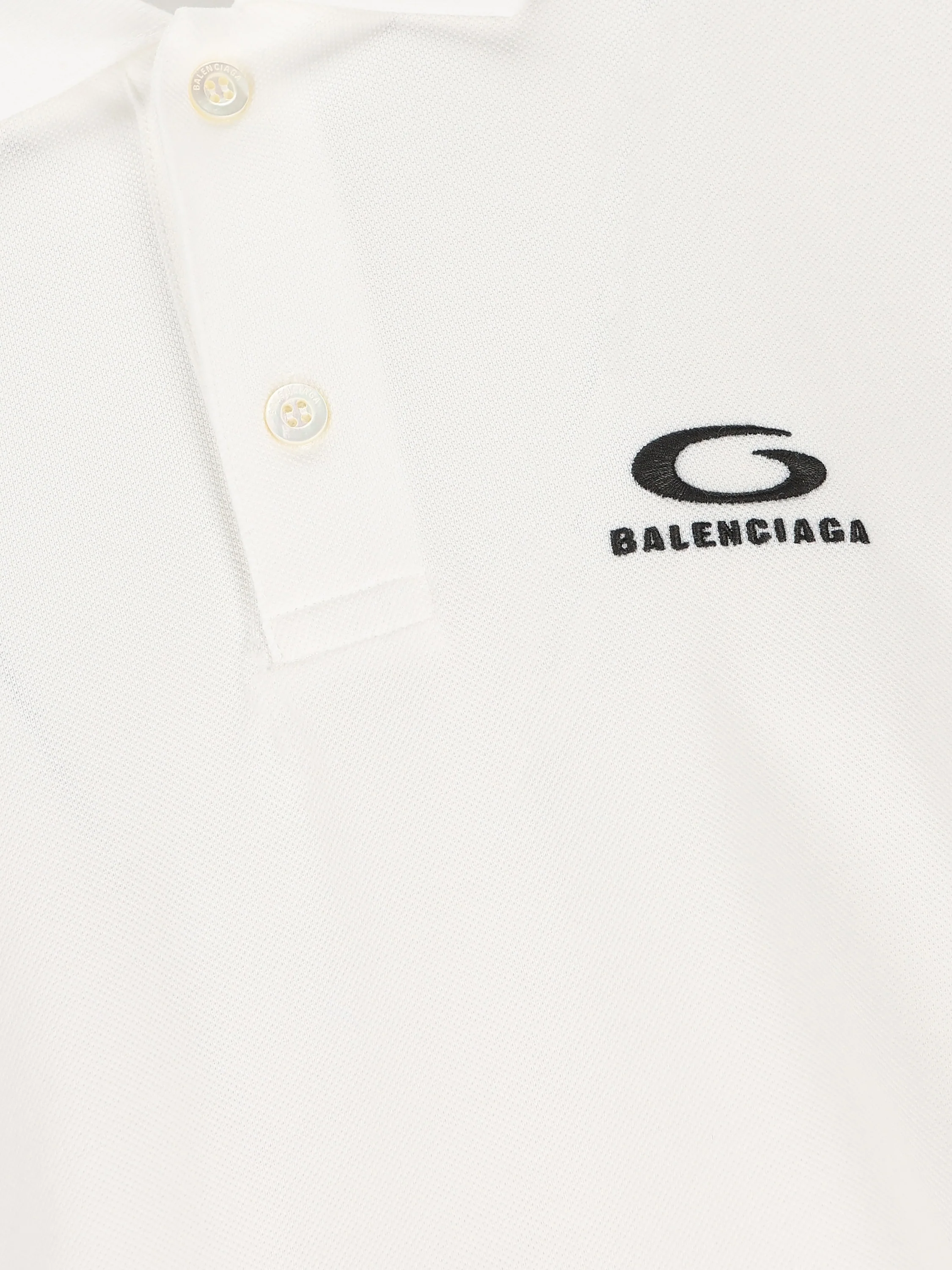 BALENCIAGA Polo Laurel In Cotone