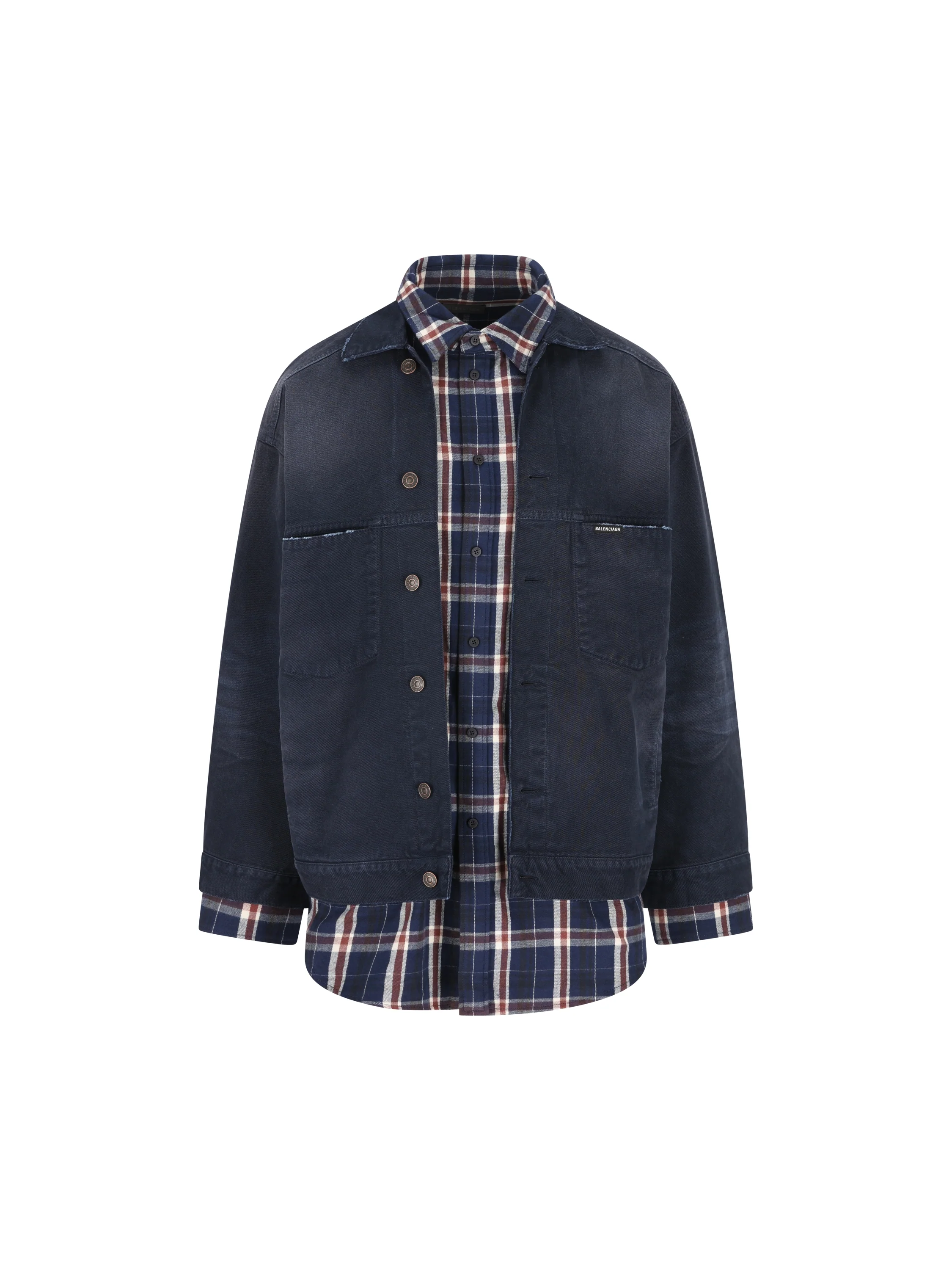 Giacca-camicia realizzata in cotone. 857174 TTW648074 BALENCIAGA 