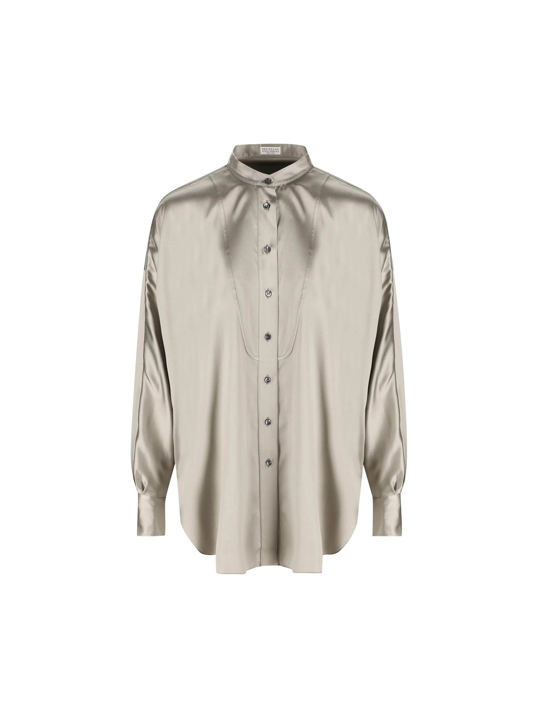 Camicia realizzata in seta. M0C59MY906 C9125 BRUNELLO CUCINELLI 