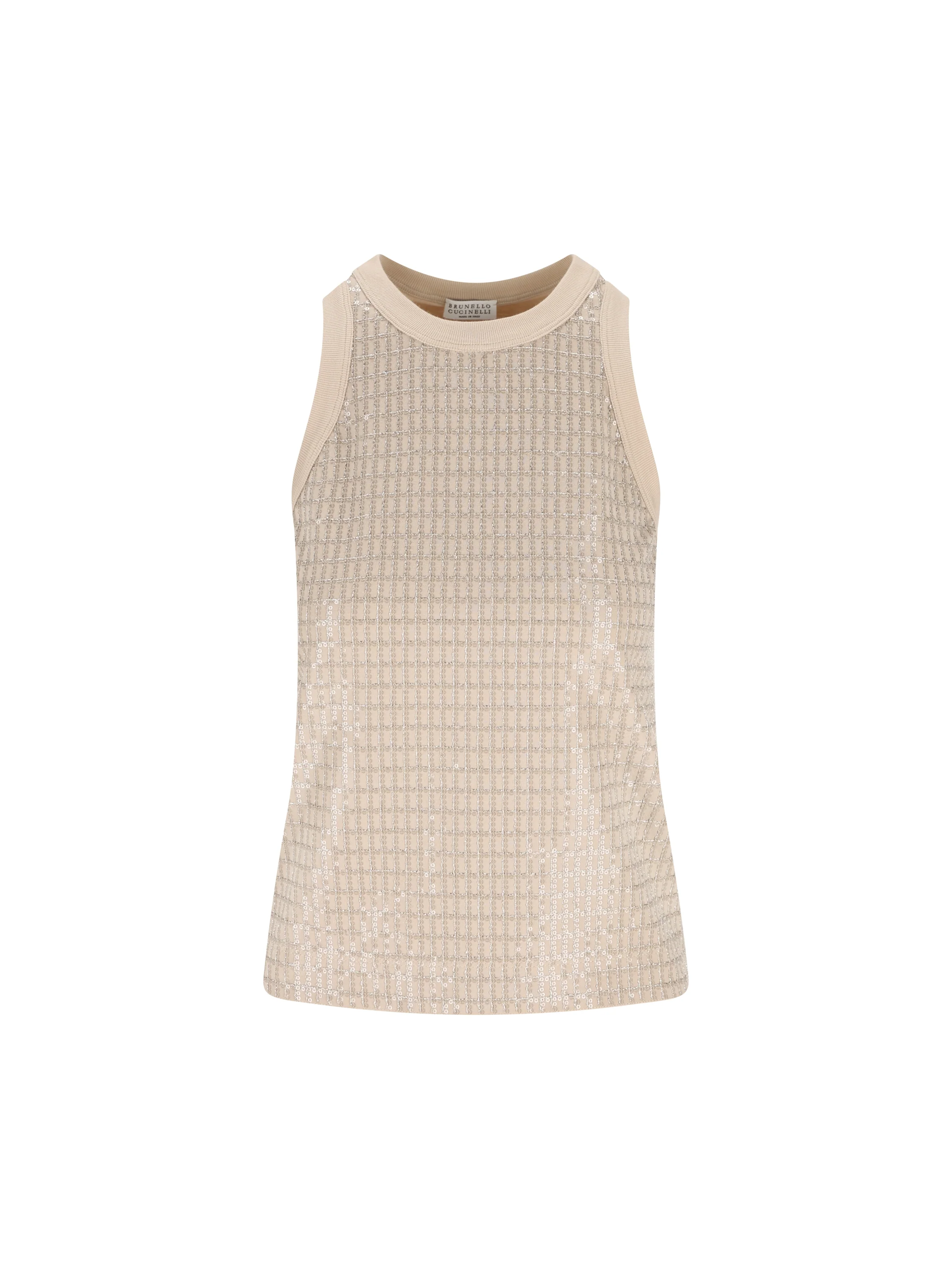 Top realizzato in cotone ed elastan. M0T18HK500 C8539 BRUNELLO CUCINELLI 