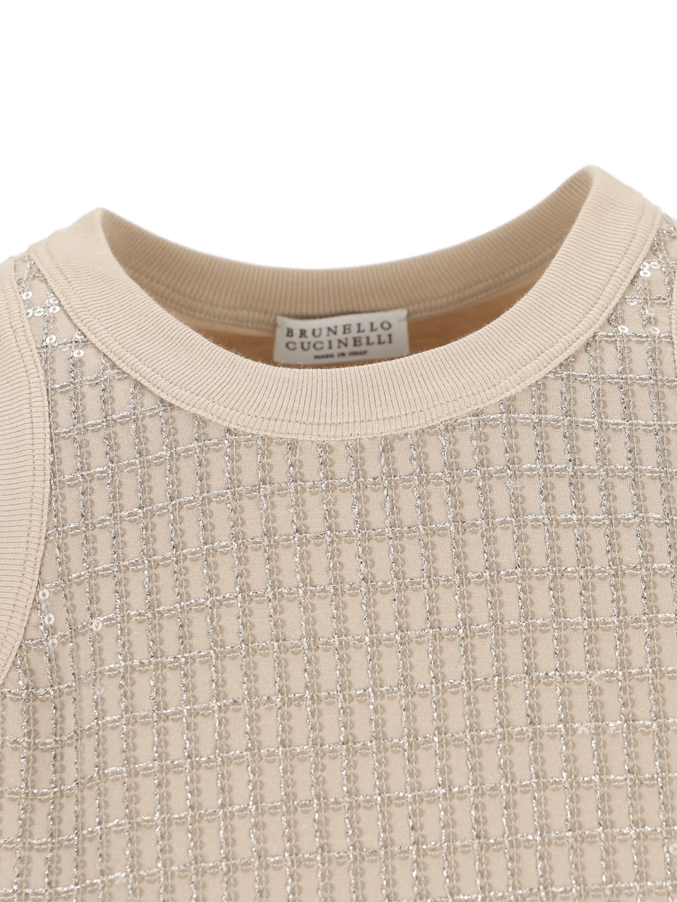 Top realizzato in cotone ed elastan. M0T18HK500 C8539 BRUNELLO CUCINELLI