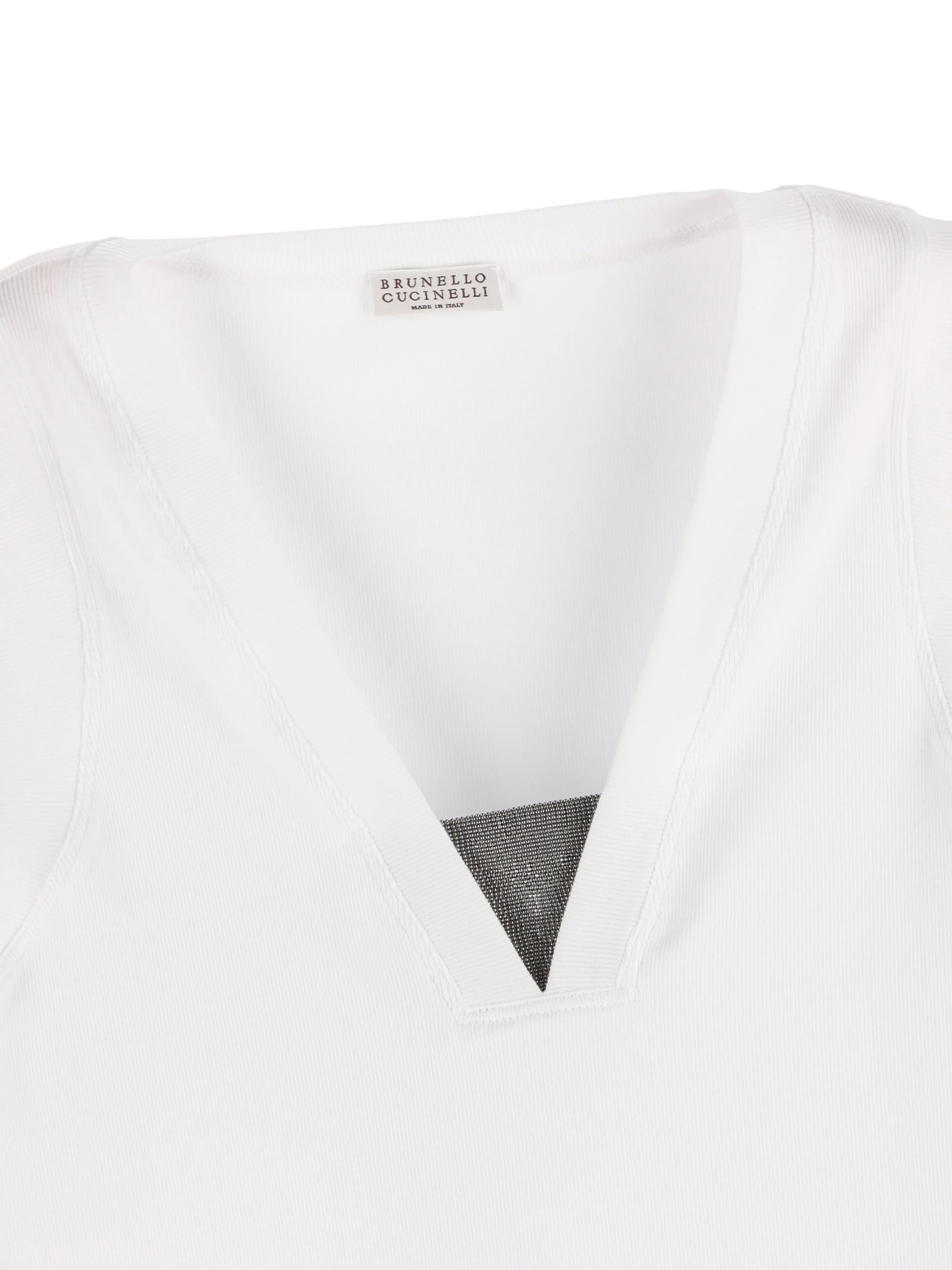 Top realizzato in cotone ed elastan. M0TC8EL672 C159 BRUNELLO CUCINELLI