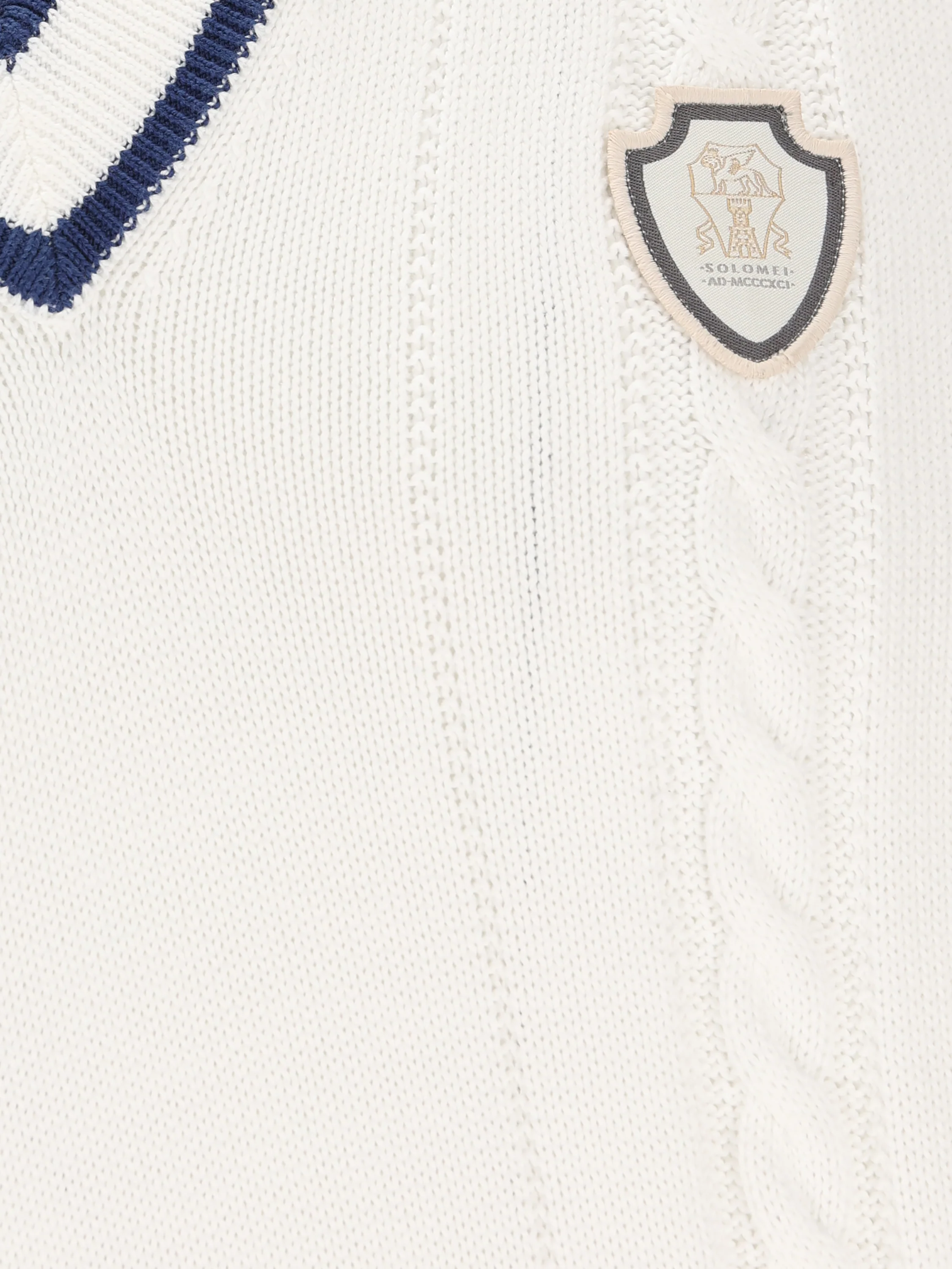 Gilet realizzato in cotone. M28707917T CGE43 BRUNELLO CUCINELLI 