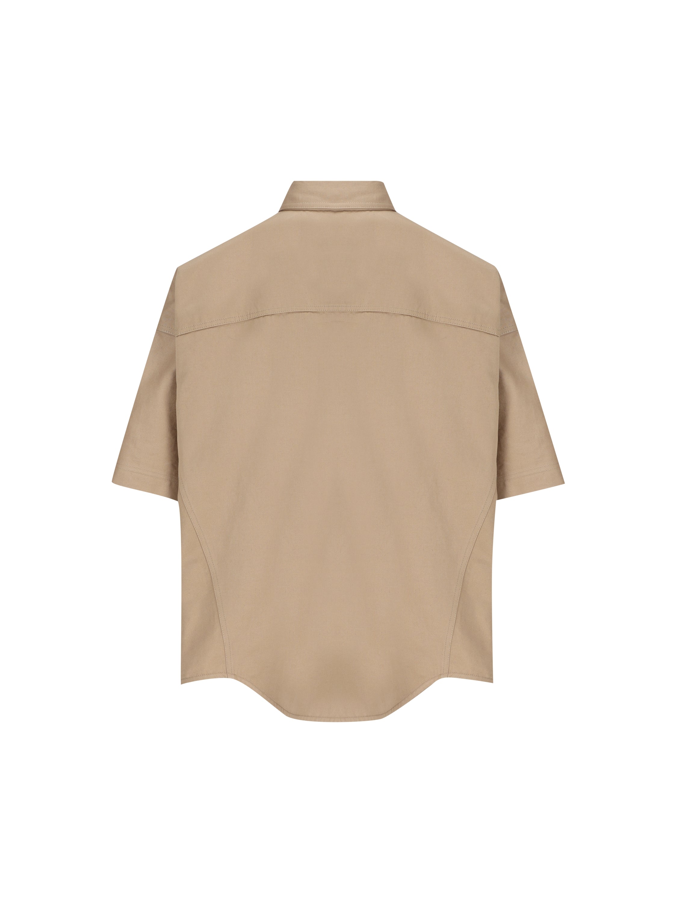 Camicia realizzata in cotone e lino. ML597EM906 C631 BRUNELLO CUCINELLI 