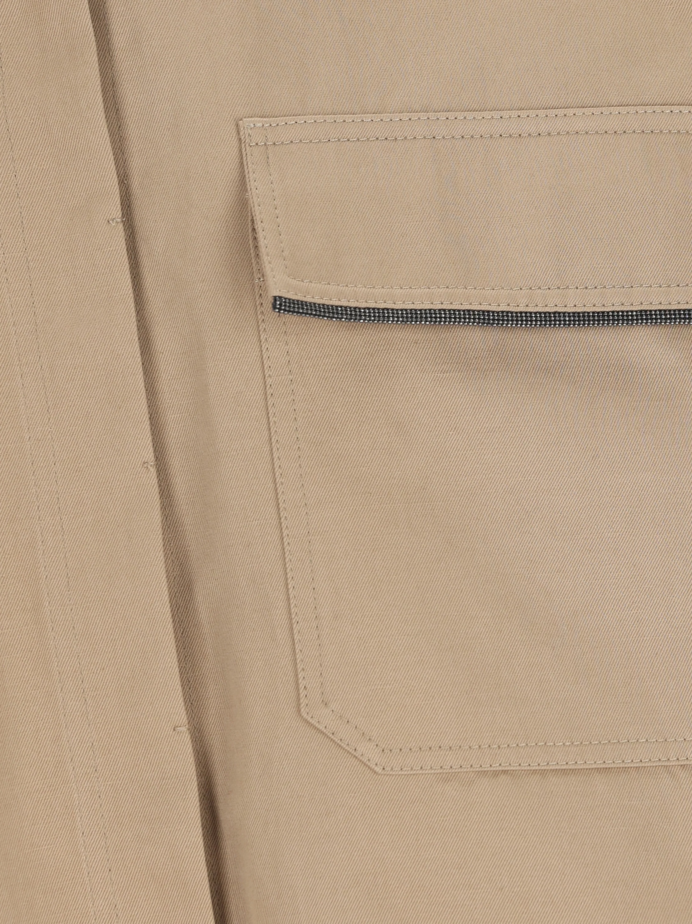 Camicia realizzata in cotone e lino. ML597EM906 C631 BRUNELLO CUCINELLI 