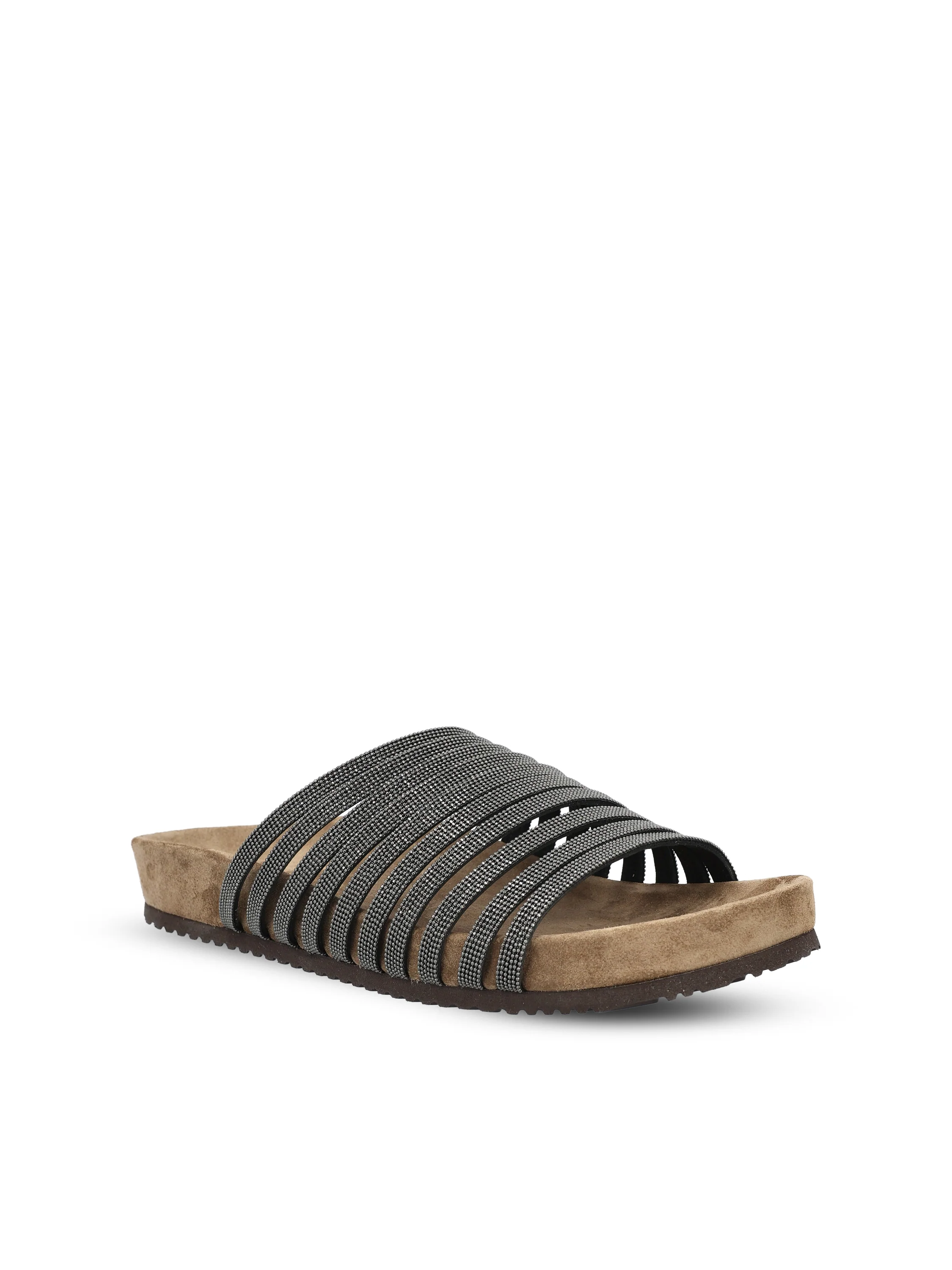 Slide realizzate in vera pelle. MZGAG3157 C101 BRUNELLO CUCINELLI
