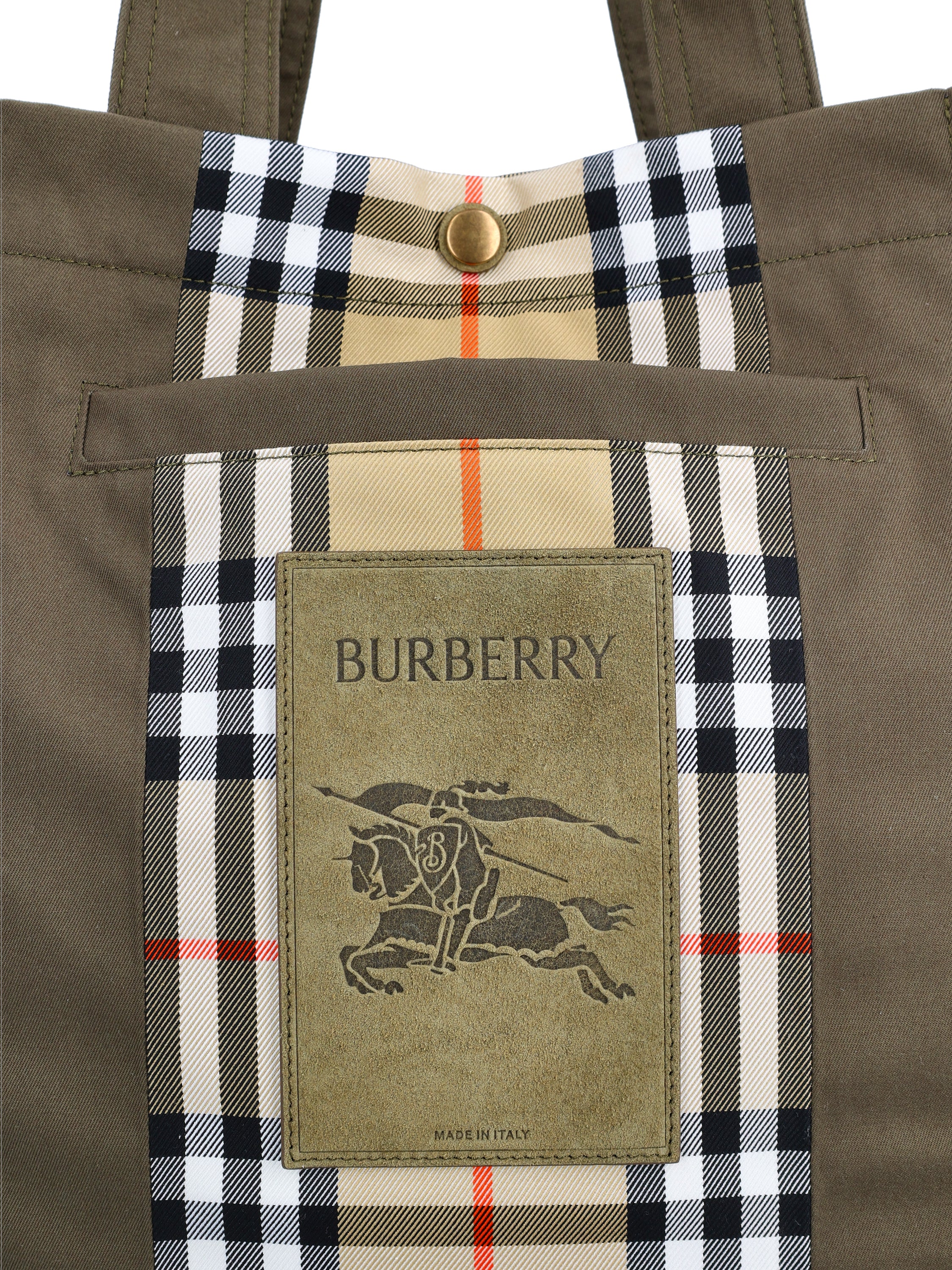 Borsa in poliestere e cotone. 8119072 A1336 BURBERRY 