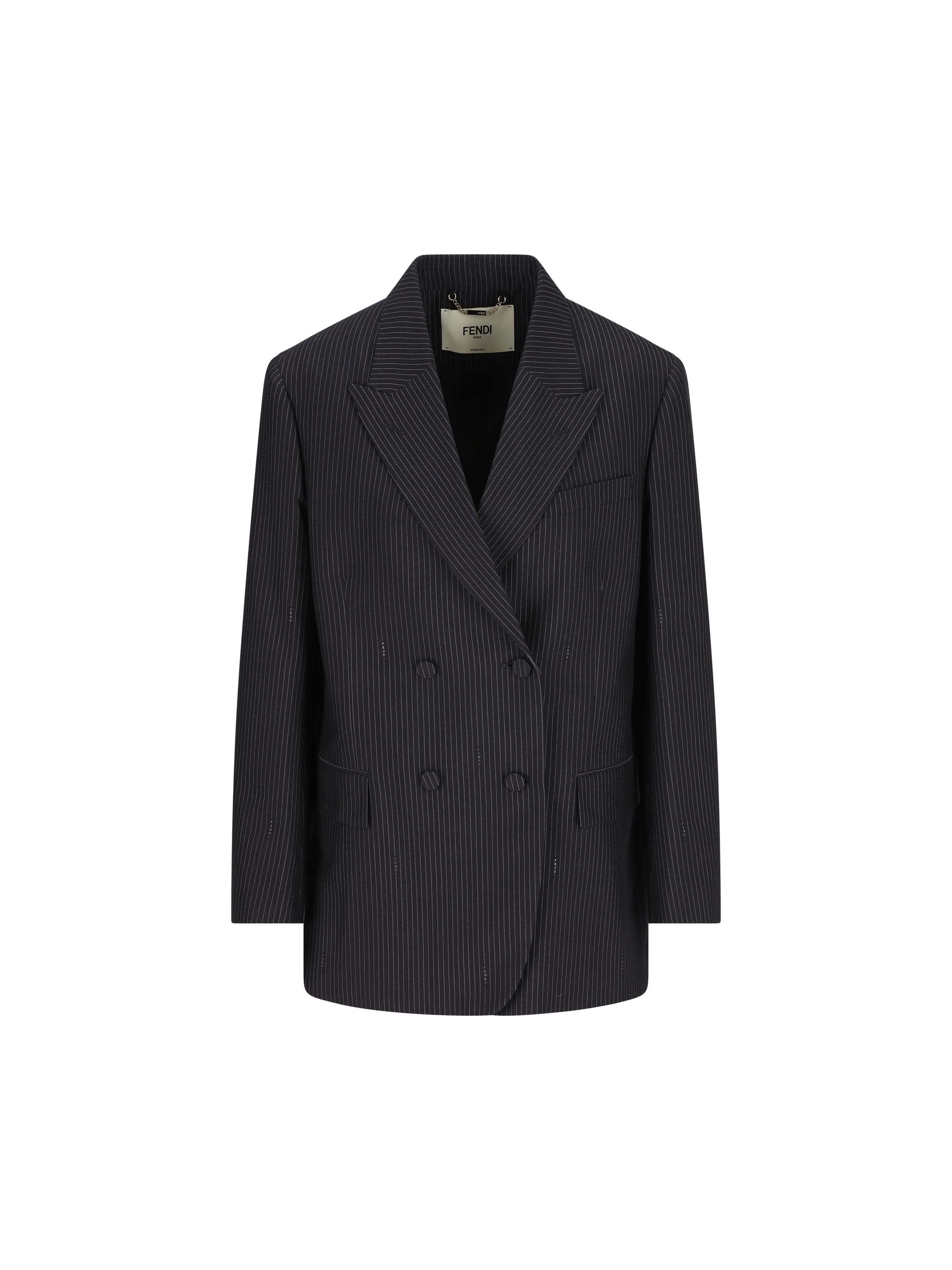 Blazer doppiopetto in lana. FJ7685 AW7IF0QG3 FENDI 