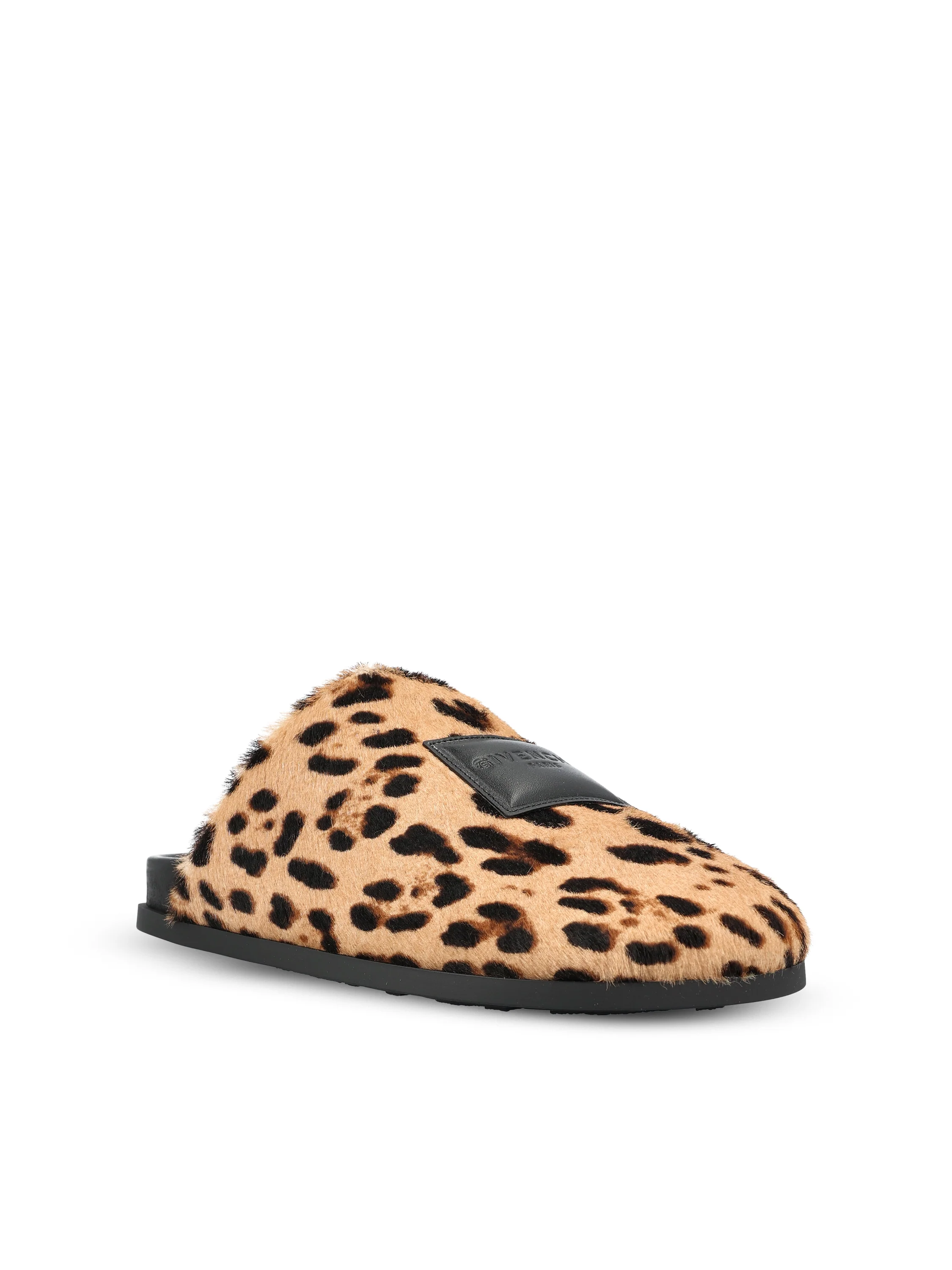 Mule piatte in pelle effetto cavallino. BE30AKE2G2 007 GIVENCHY
