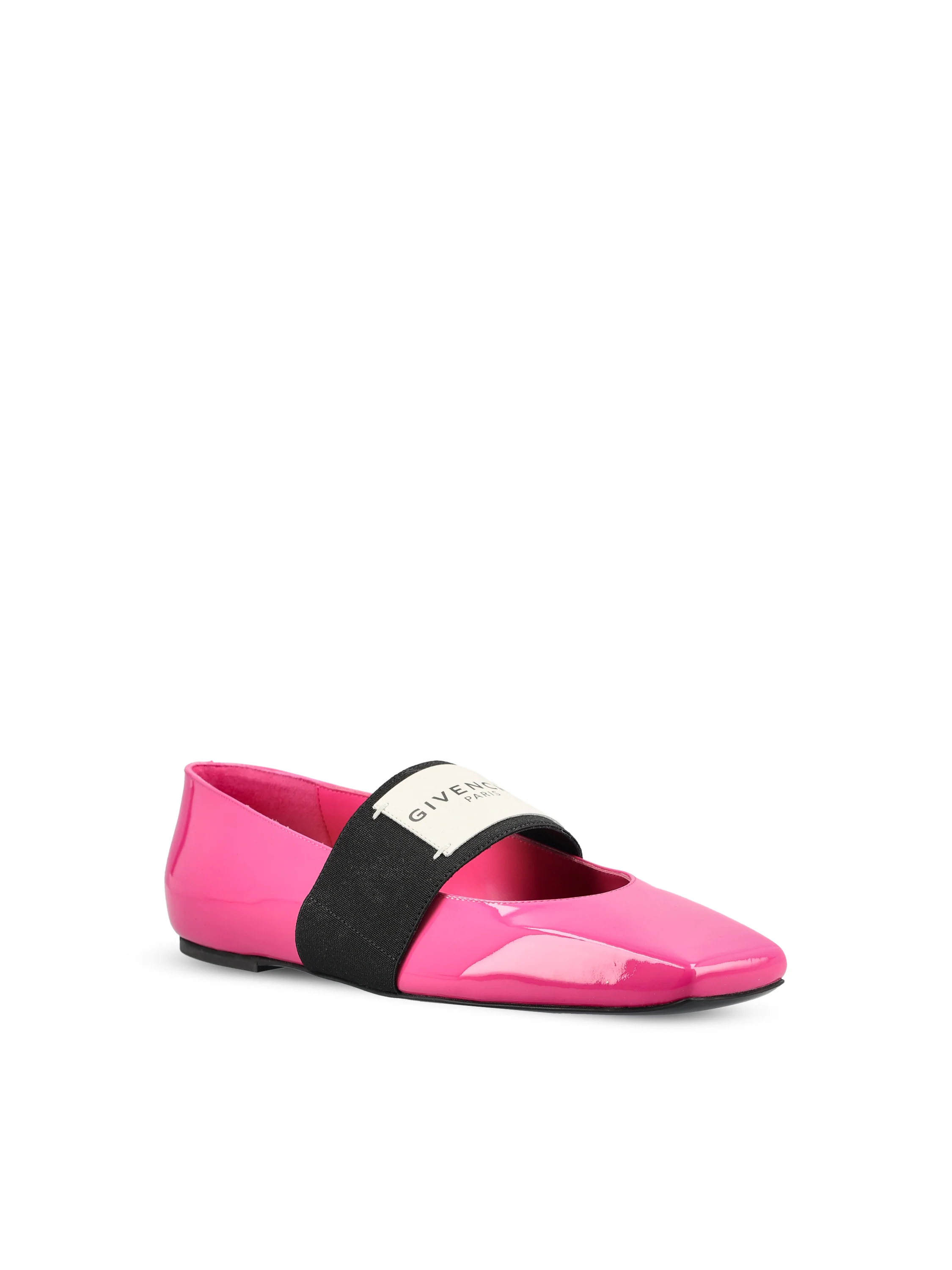 Ballerine Label in Pelle di Vitello Verniciata BE5010E2FF 675 GIVENCHY