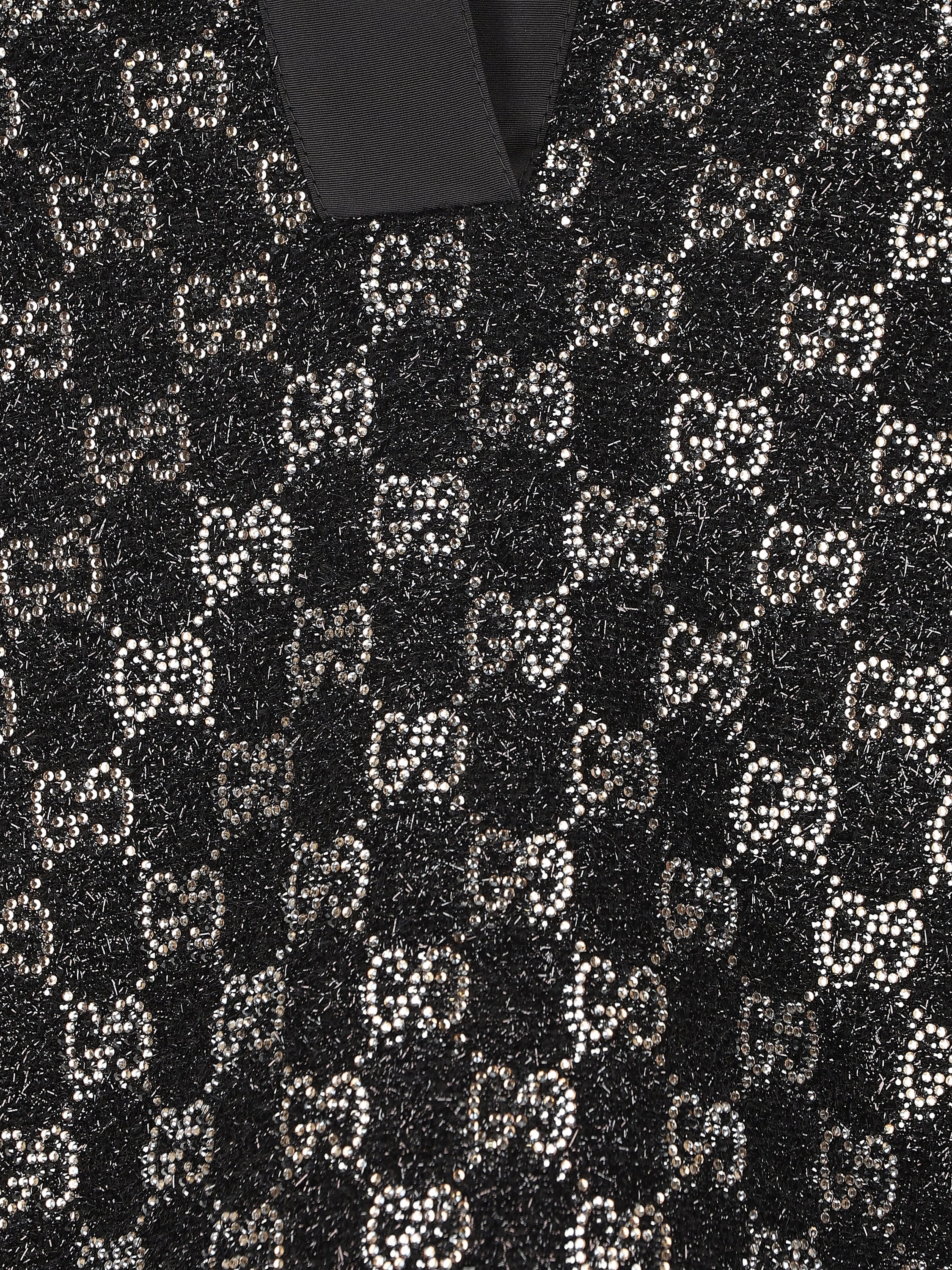 Maglia realizzata in viscosa e fibra metallizzata. 846682 ZARWY1000 GUCCI 