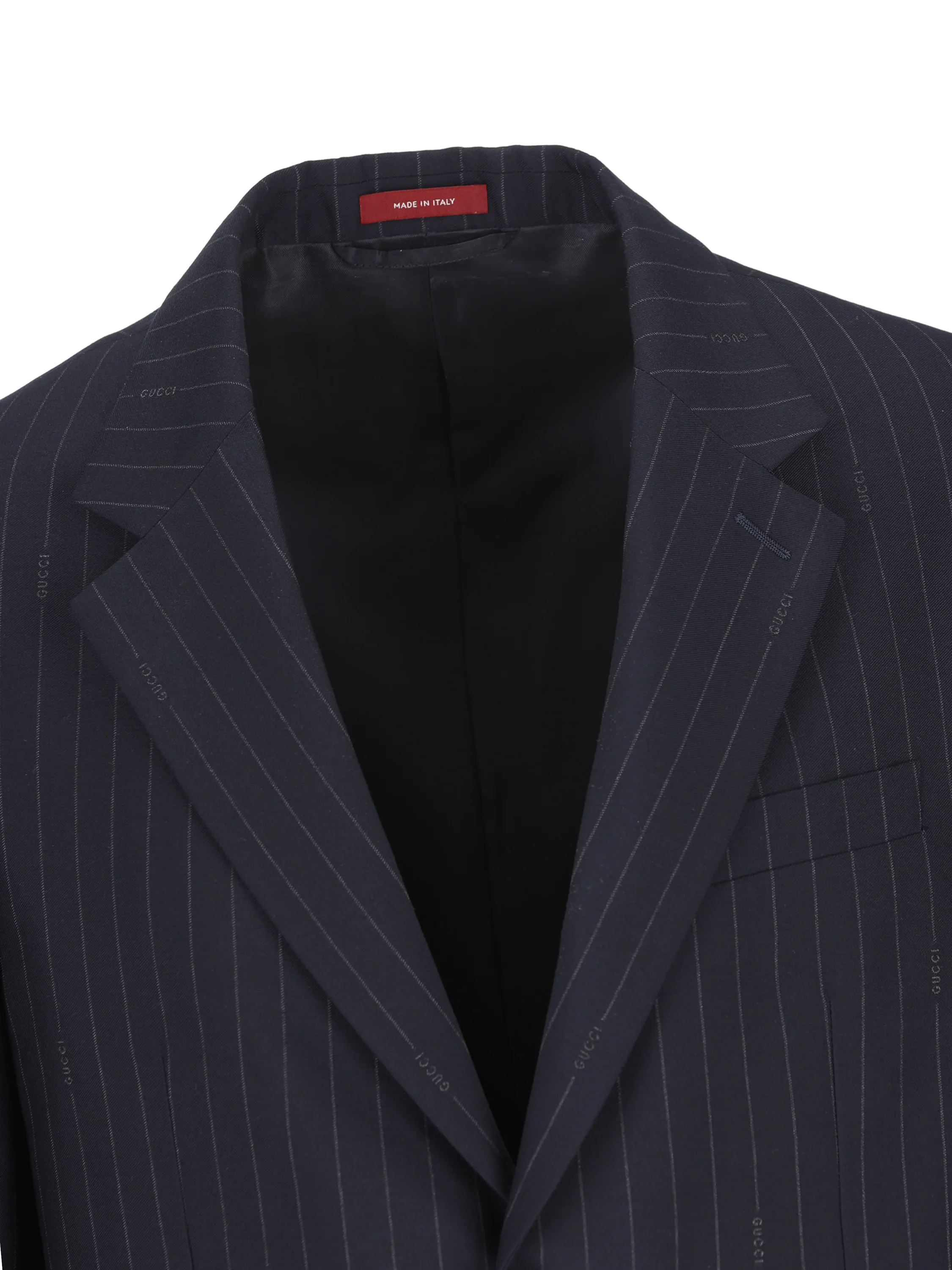Giacca realizzata in lana gessata. 846711 ZAS7A4405 GUCCI 