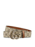 Cintura reversibile realizzata in tessuto e pelle. 847131 FAFCN9755 GUCCI 