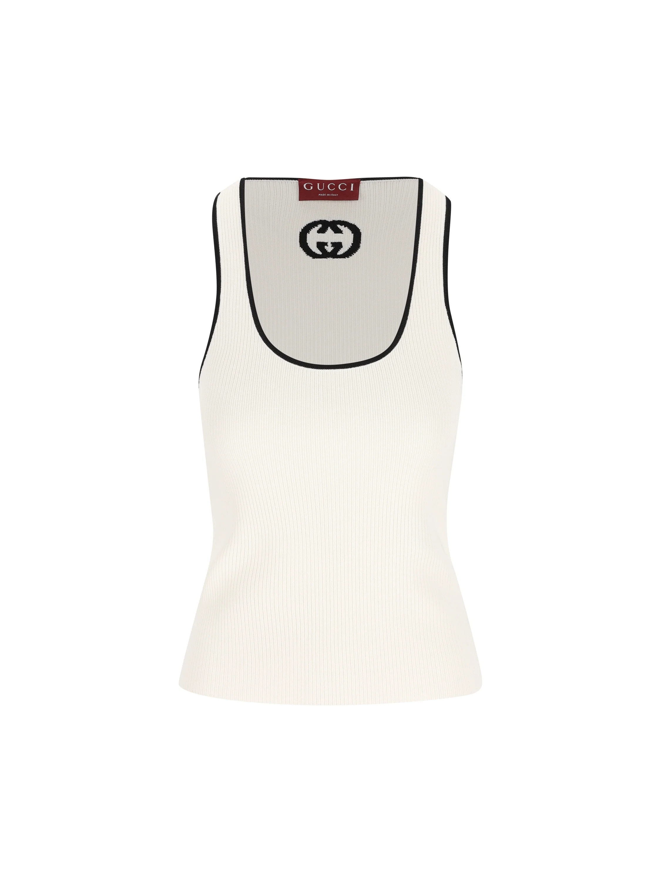Canotta realizzata in viscosa e poliestere. 852456 XKFCZ9232 GUCCI 