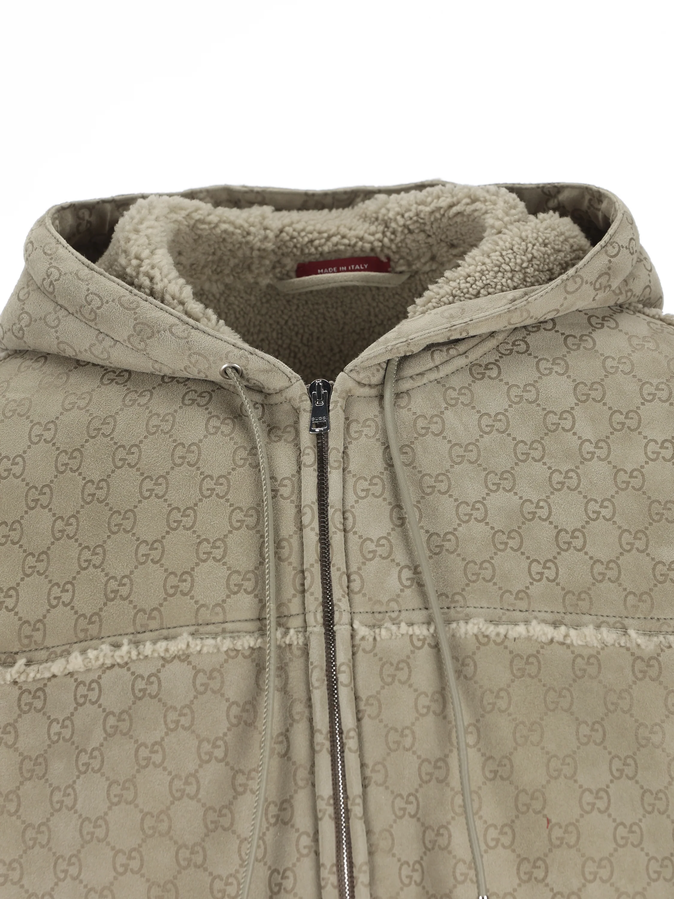 Felpa realizzata in pelliccia di agnello. 853271 XSAID2139 GUCCI 