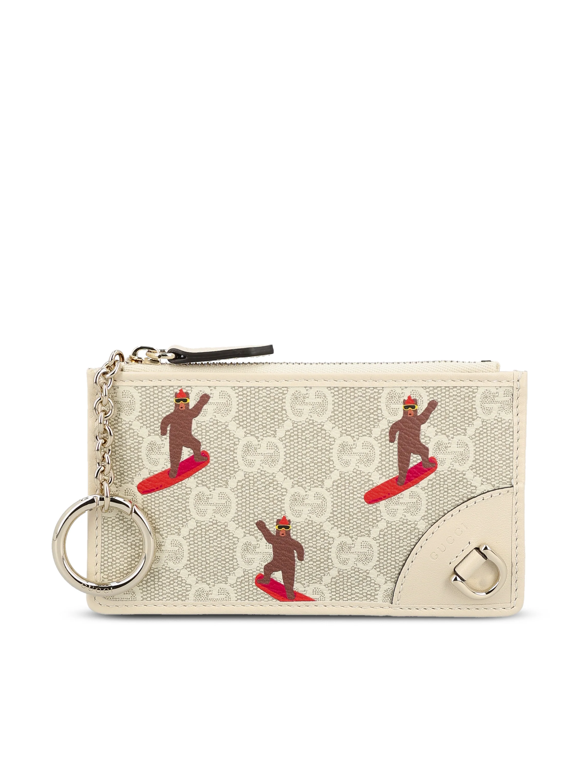 Portachiavi realizzato in tessuto rivestito. 859676 FAFP59645 GUCCI 