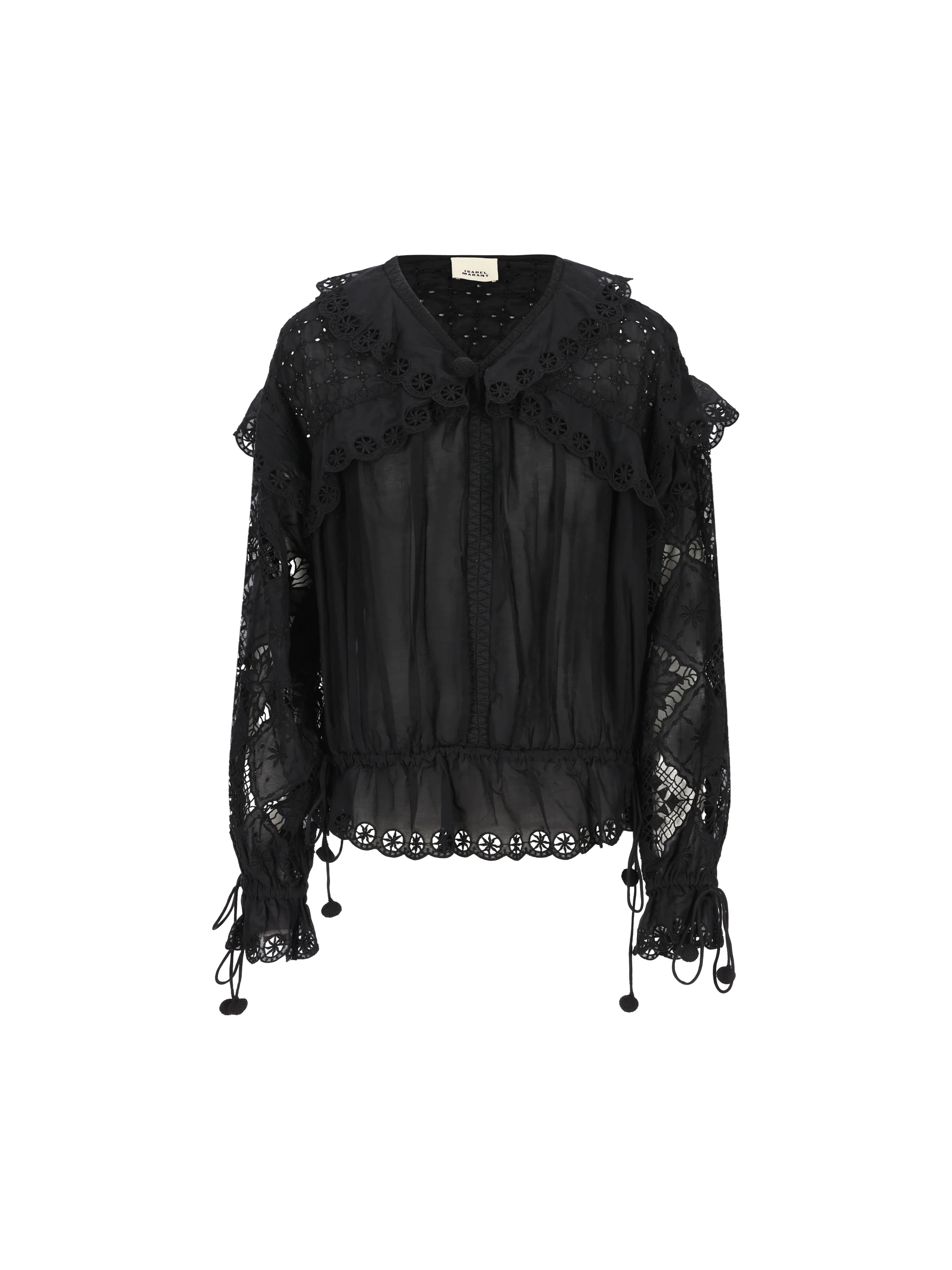 Camicia realizzata in camicia e seta. 26EHT0886FA-D2J17I 01BK ISABEL MARANT 