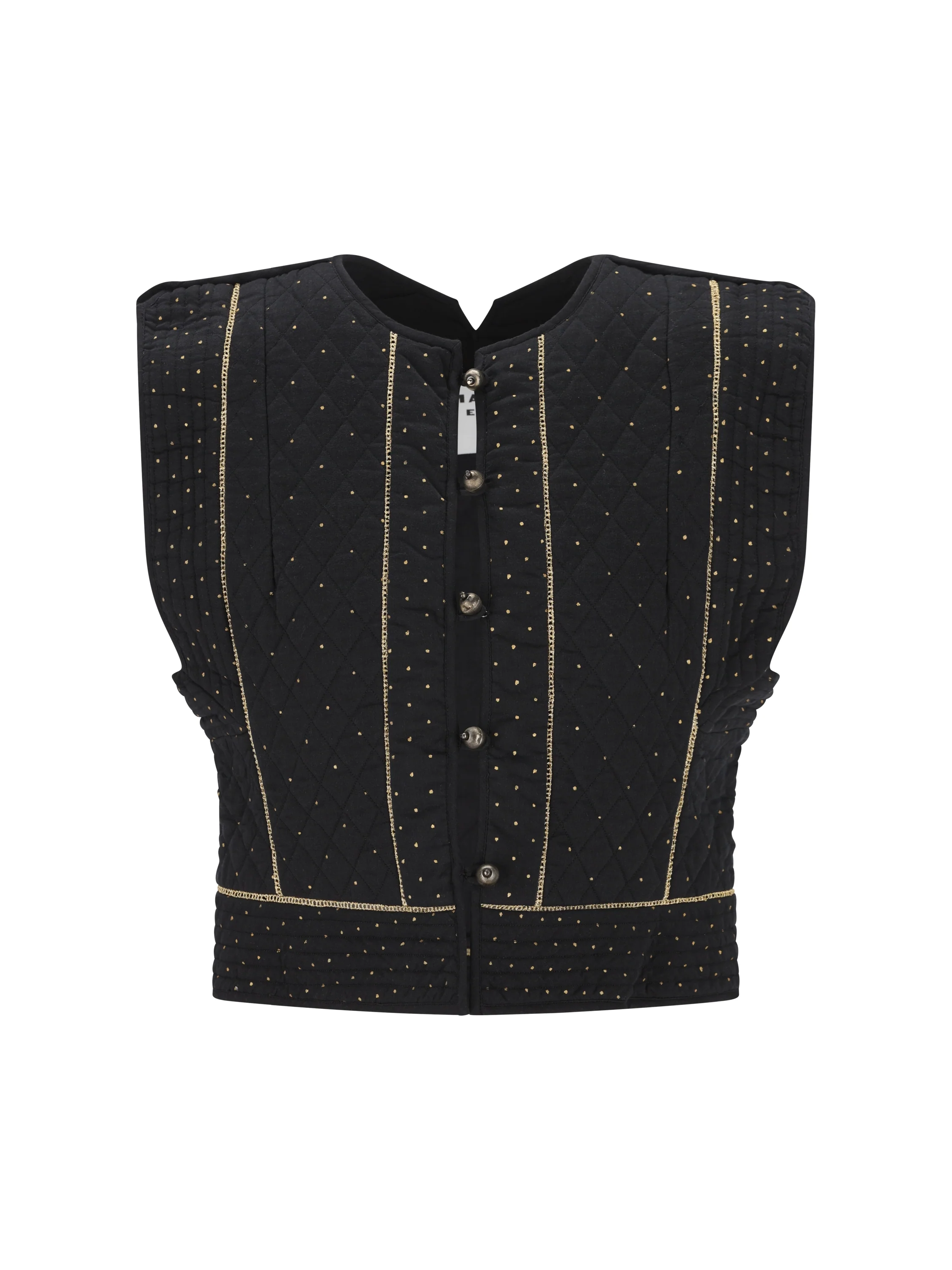 Gilet realizzato in cotone. 26PGI0078FA-D1J03E 01BK ISABEL MARANT 
