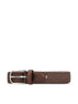 Cintura realizzata in pelle conciata al vegetale. LBFLOBRO B10-100580 LA BOUCLE 