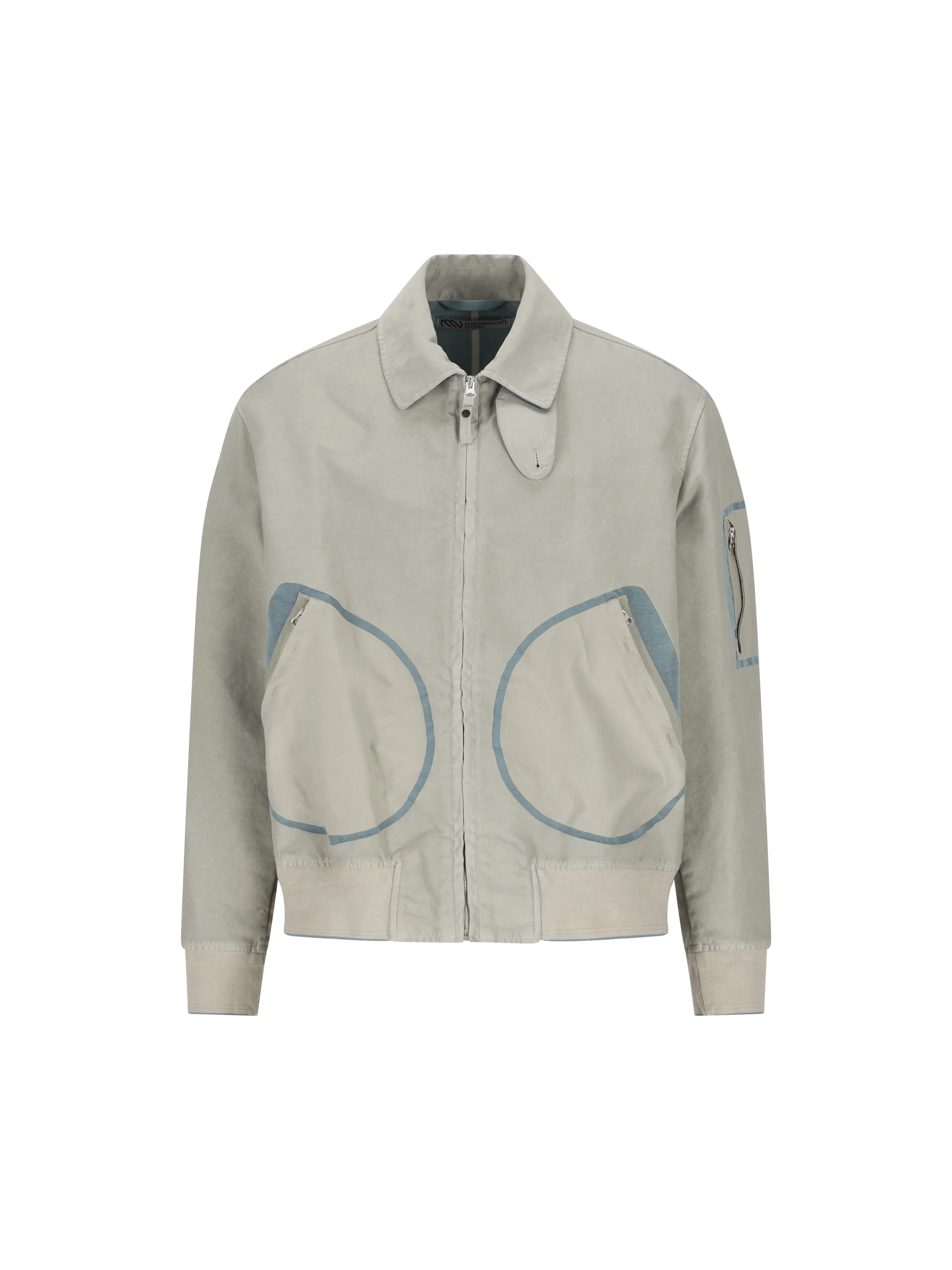 Giacca realizzata in poliammide e cotone. MOW201A11 0686G904 MASSIMO OSTI STUDIO 