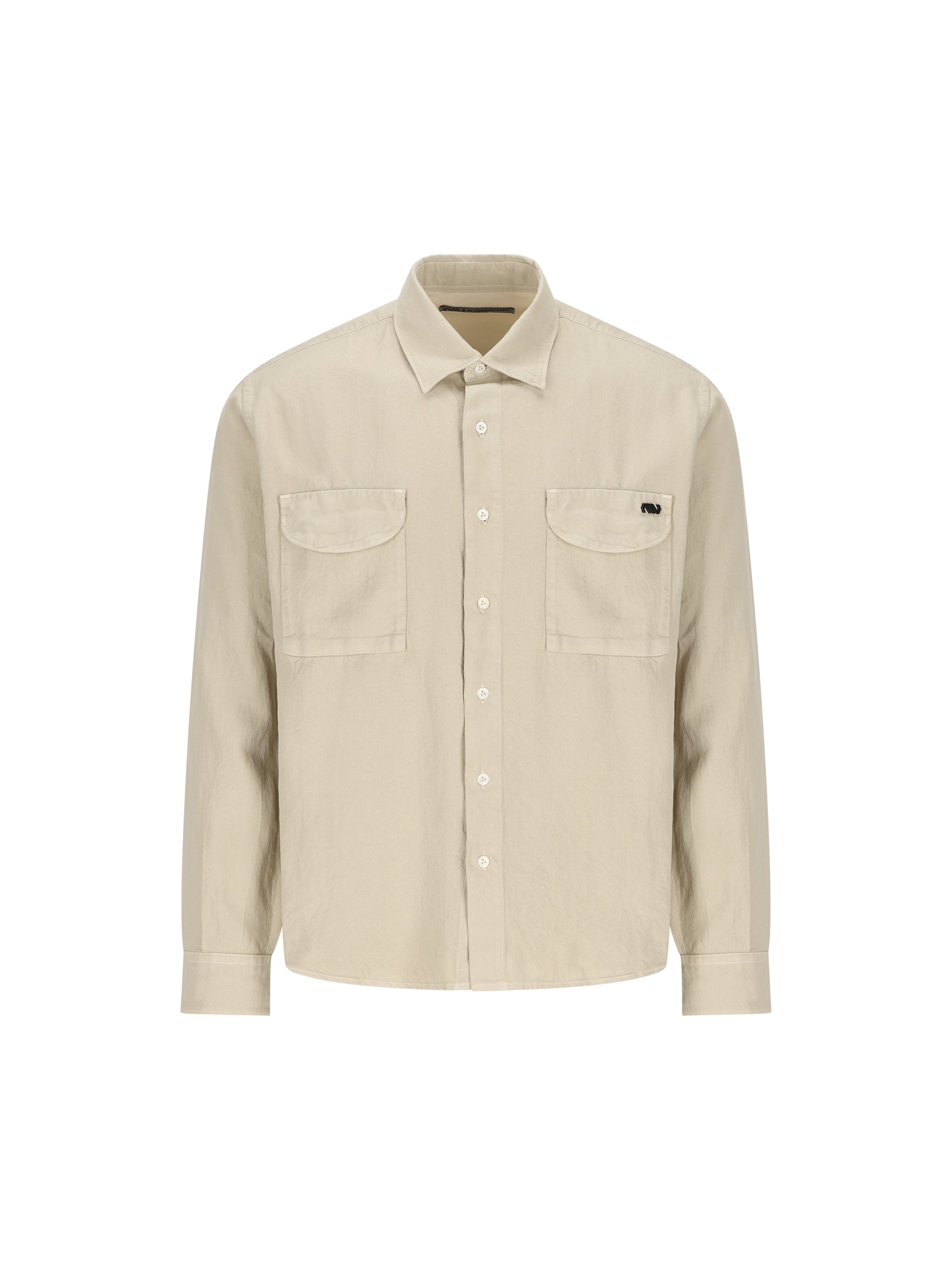 Camicia realizzata in lana vergine e cotone. MSH302A11 0638O310 MASSIMO OSTI STUDIO 