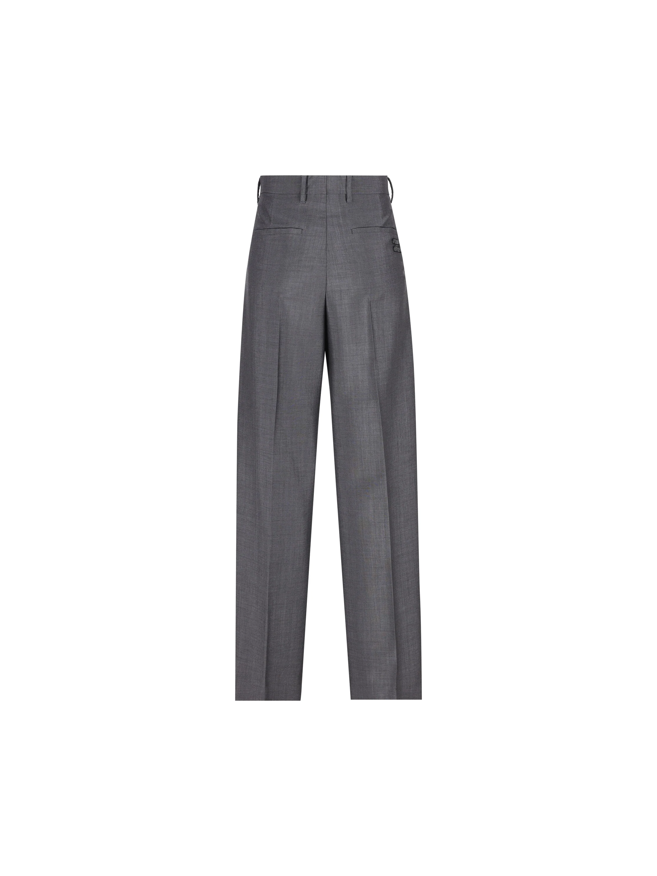 Pantaloni realizzati in mohair e lana. MP1990 12I1F0308 MIU MIU 