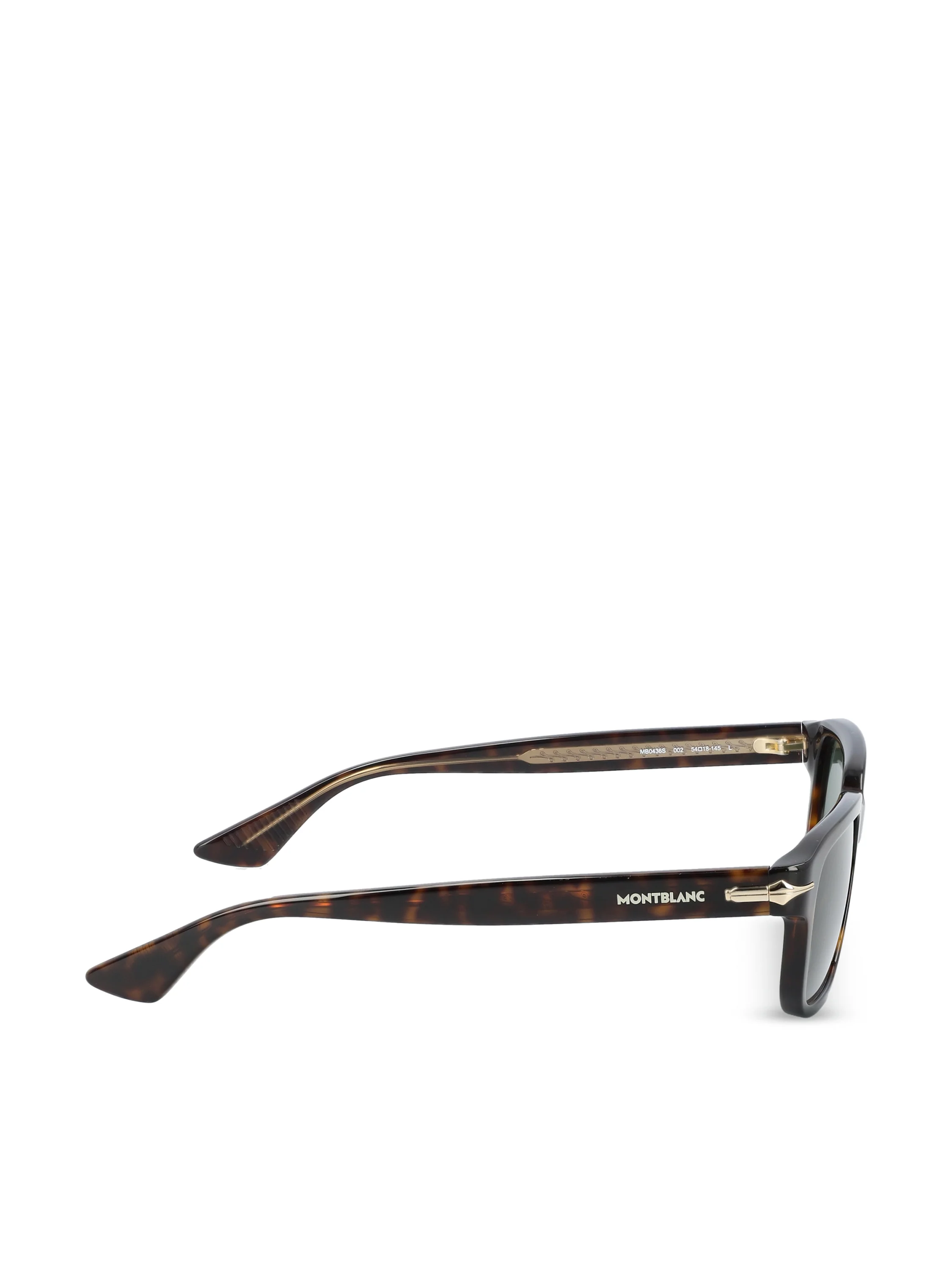 Occhiali da sole realizzati in acetato. MB0436S HAVANA-HAVANA-GREEN MONTBLANC 