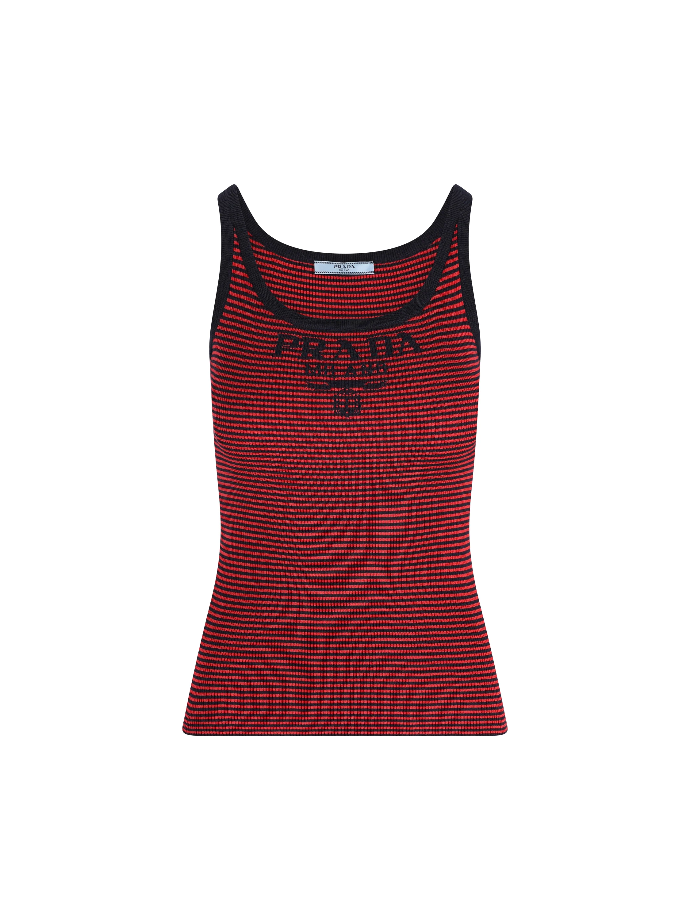 Top realizzato in seta riciclata. P29A1O 19BVF059F PRADA 