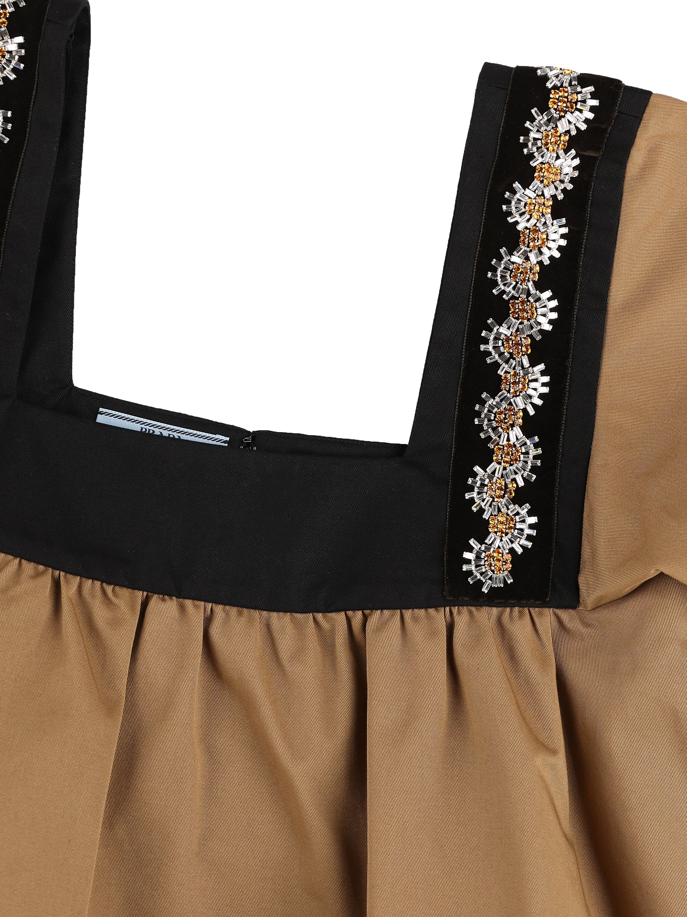Top realizzato in cotone. P981NR 19Q7F0594 PRADA 