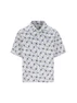 Camicia bowling stampata in misto cotone UCS414 19GUF0EL0 PRADA 