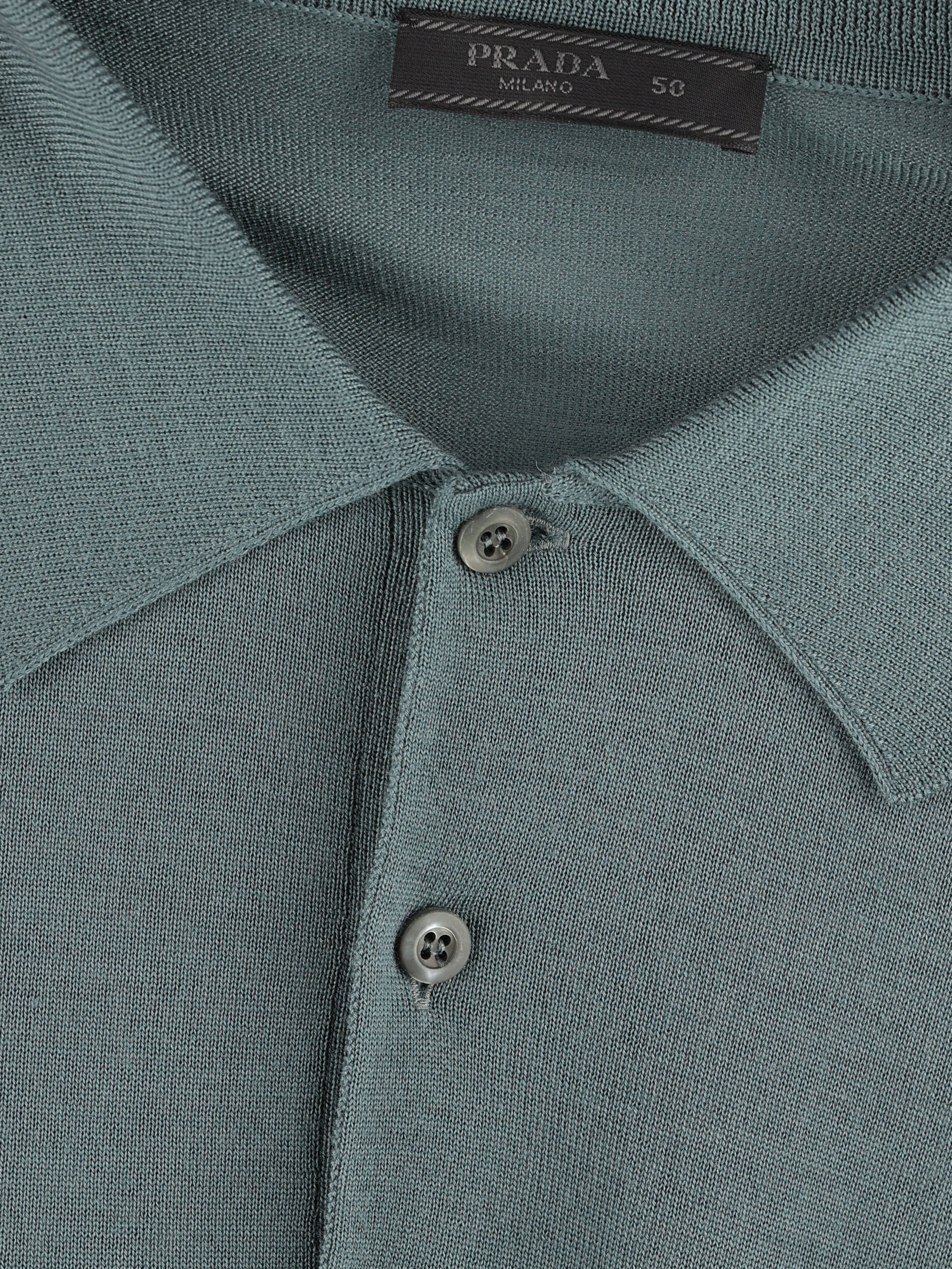 Polo realizzata in lana vergine. UMF148 18DYF0092 PRADA 