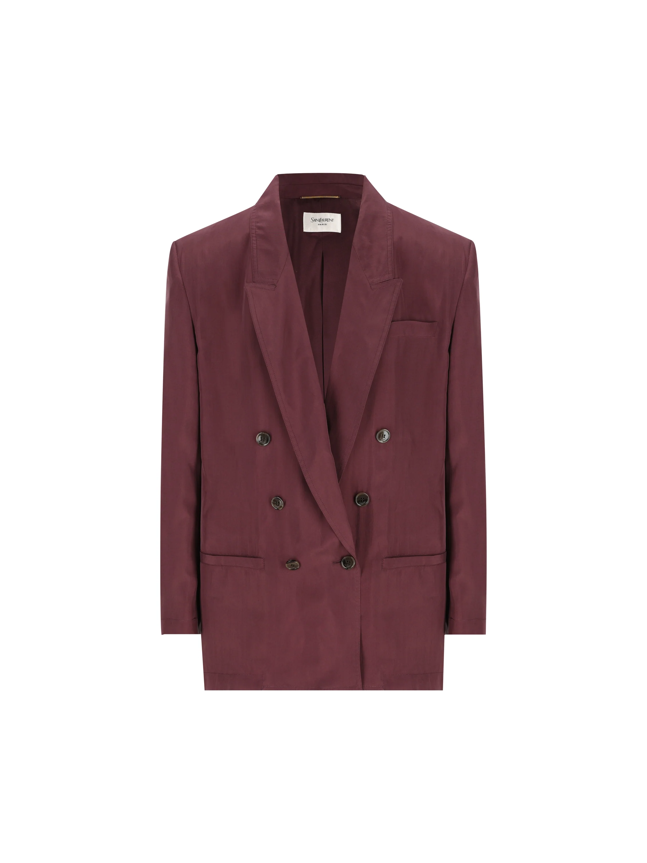 Giacca realizzata in seta. 851026 Y6J785060 SAINT LAURENT 