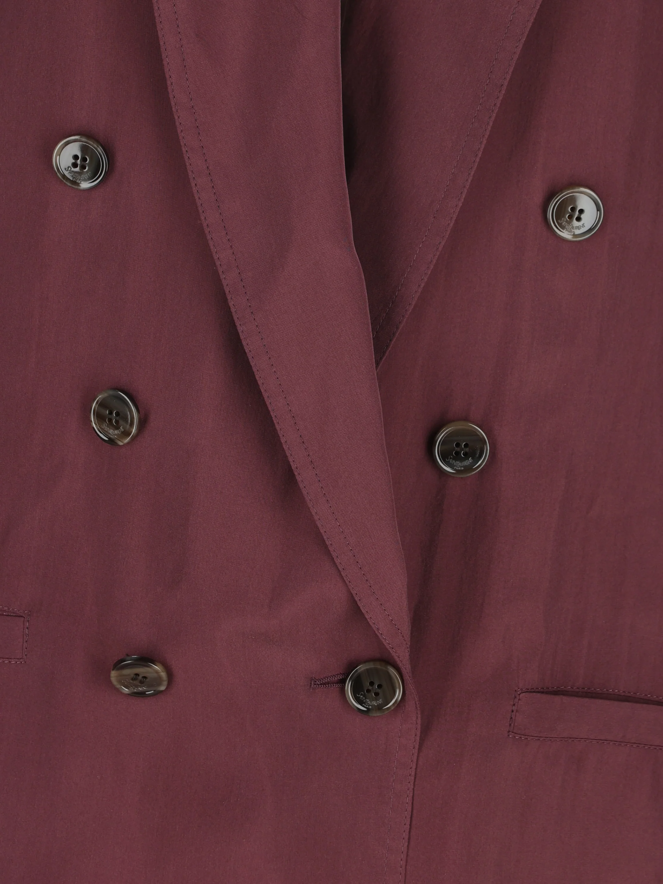 Giacca realizzata in seta. 851026 Y6J785060 SAINT LAURENT 