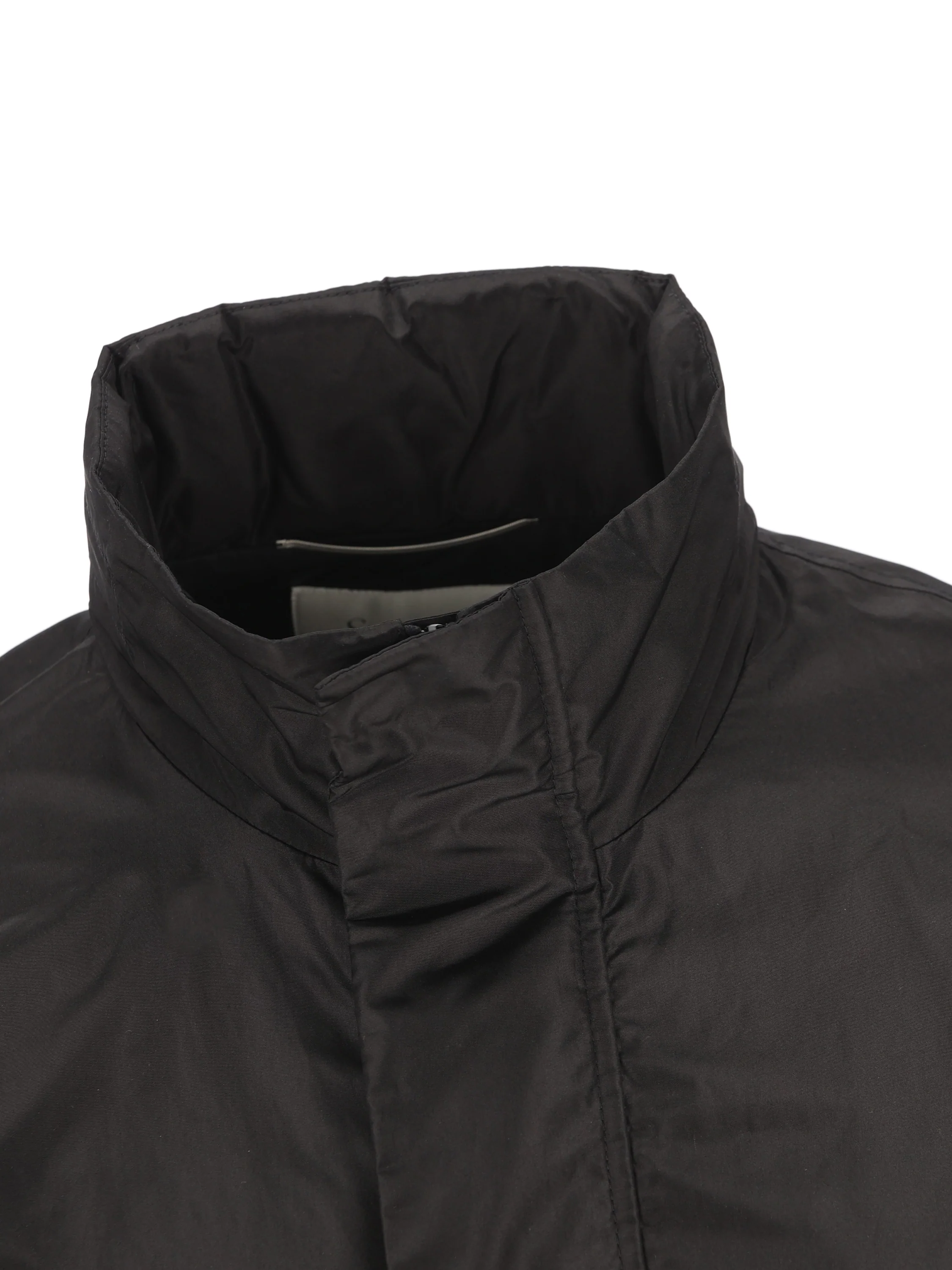 Parka realizzato in seta. 856754 Y1I021000 SAINT LAURENT 