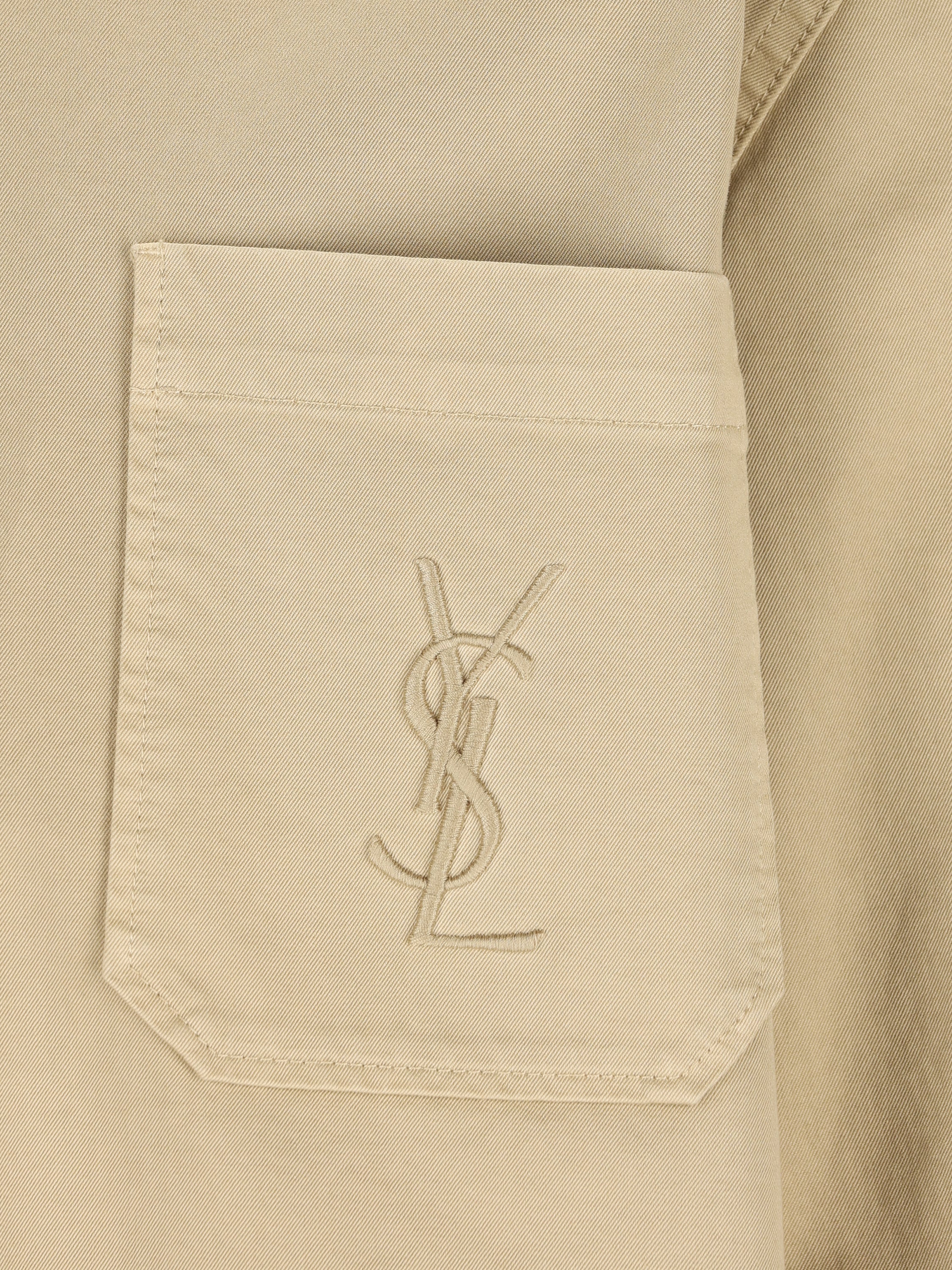 Overshirt realizzata in cotone. 861004 Y04VD8441 SAINT LAURENT 