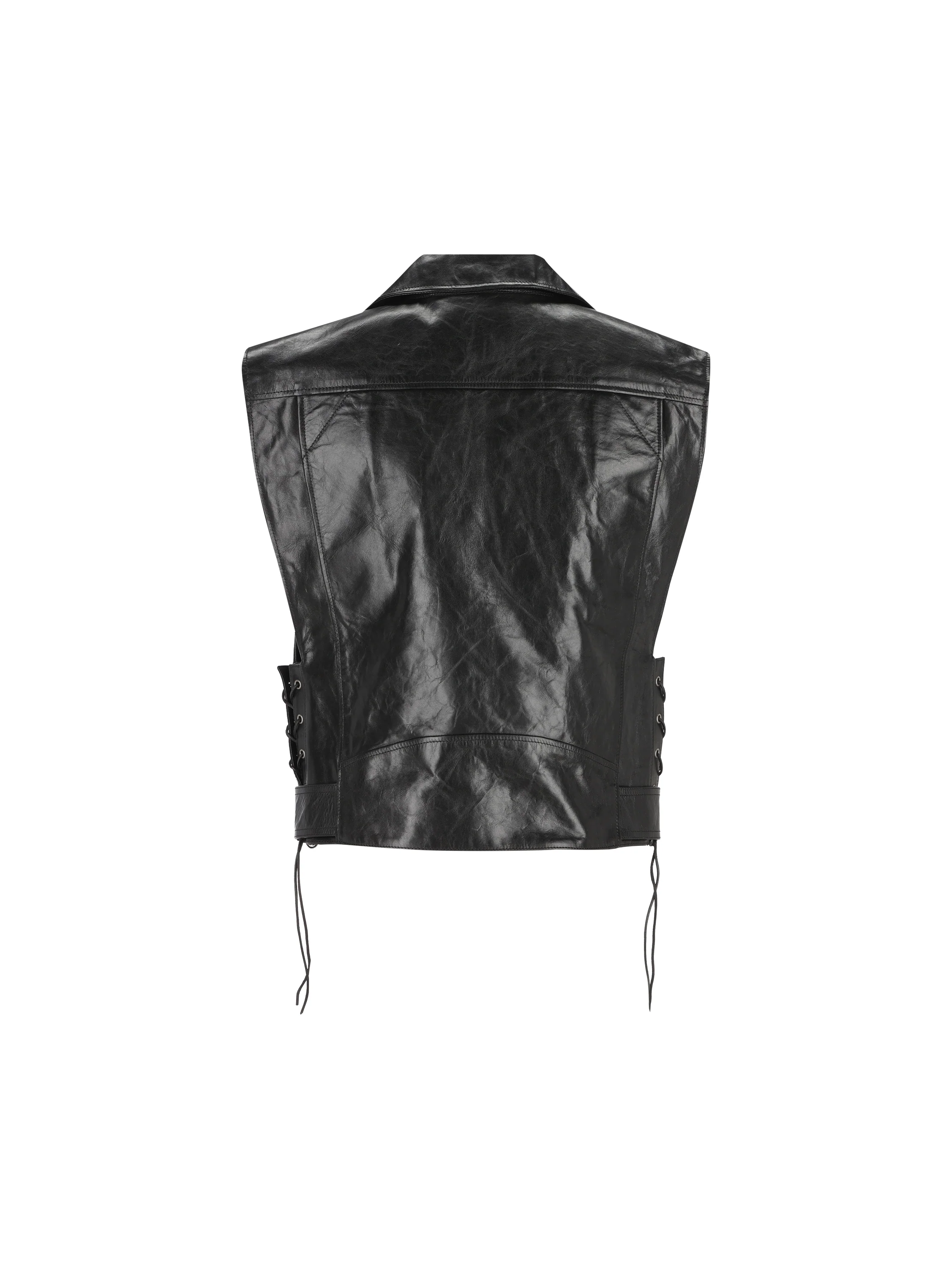 Gilet realizzato in pelle. 865045 YCUS21000 SAINT LAURENT