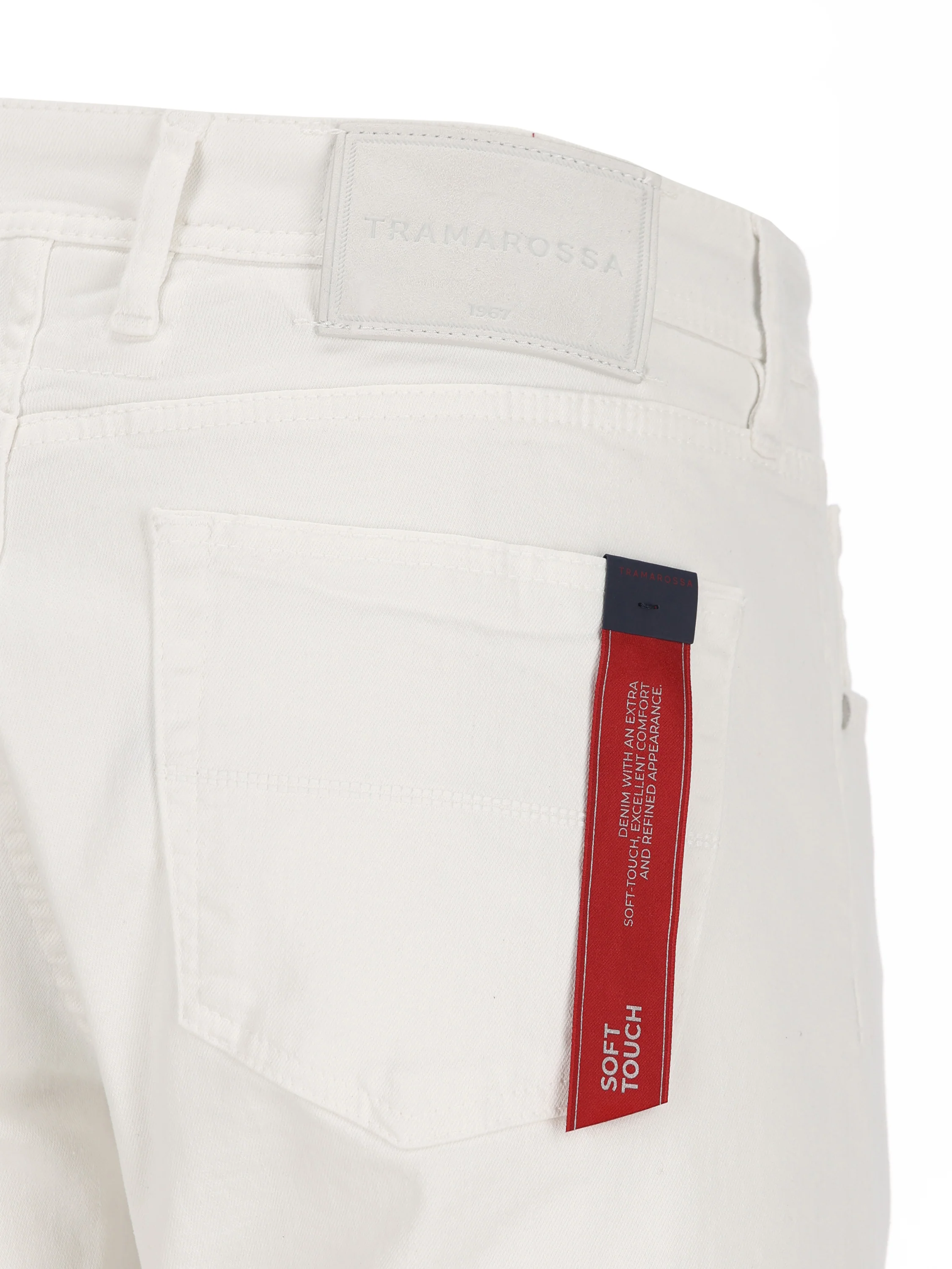 Pantaloni realizzati in cotone. MICHELANGELO BBBSWHITE TRAMAROSSA 