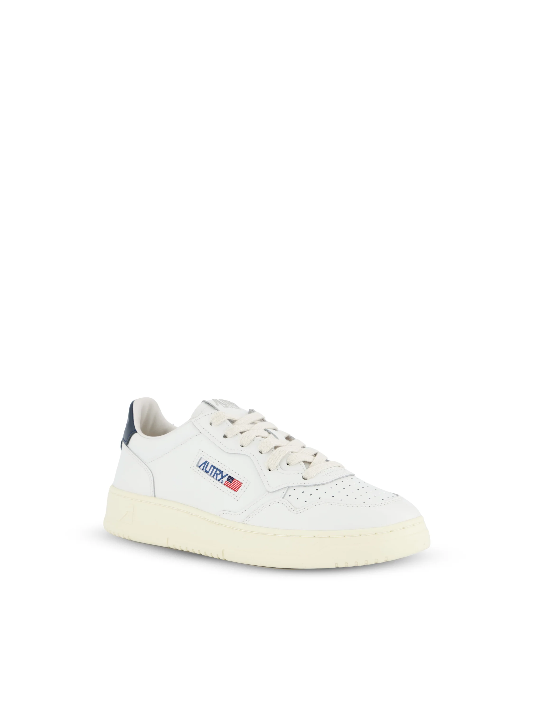 Sneakers Medalist Low in pelle bianca e space AULM LL12 AUTRY 