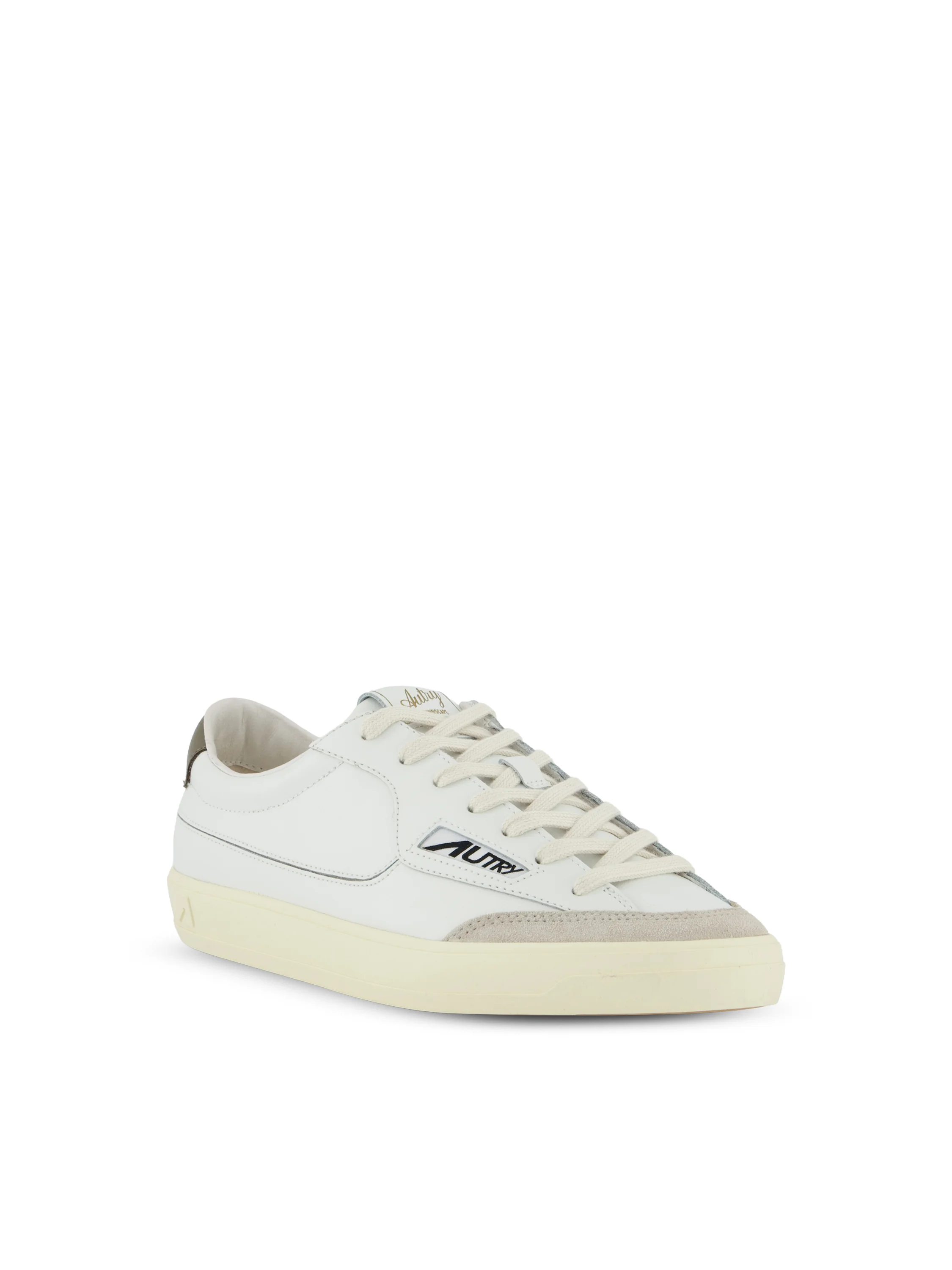Sneakers Windscape low in pelle bianca e space SCLM UK10 AUTRY 