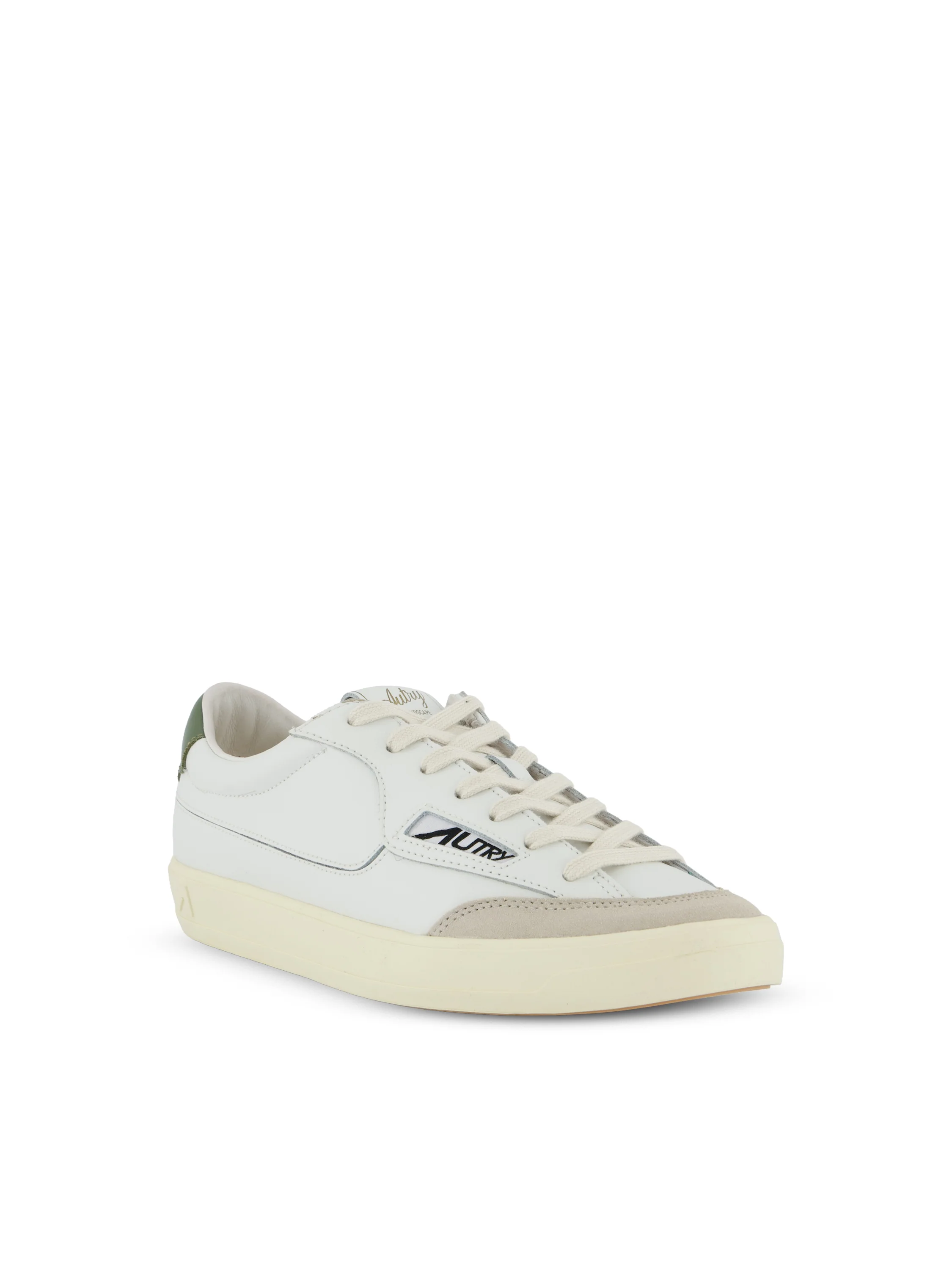Sneakers Windscape low in pelle bianca e space SCLM UK11 AUTRY