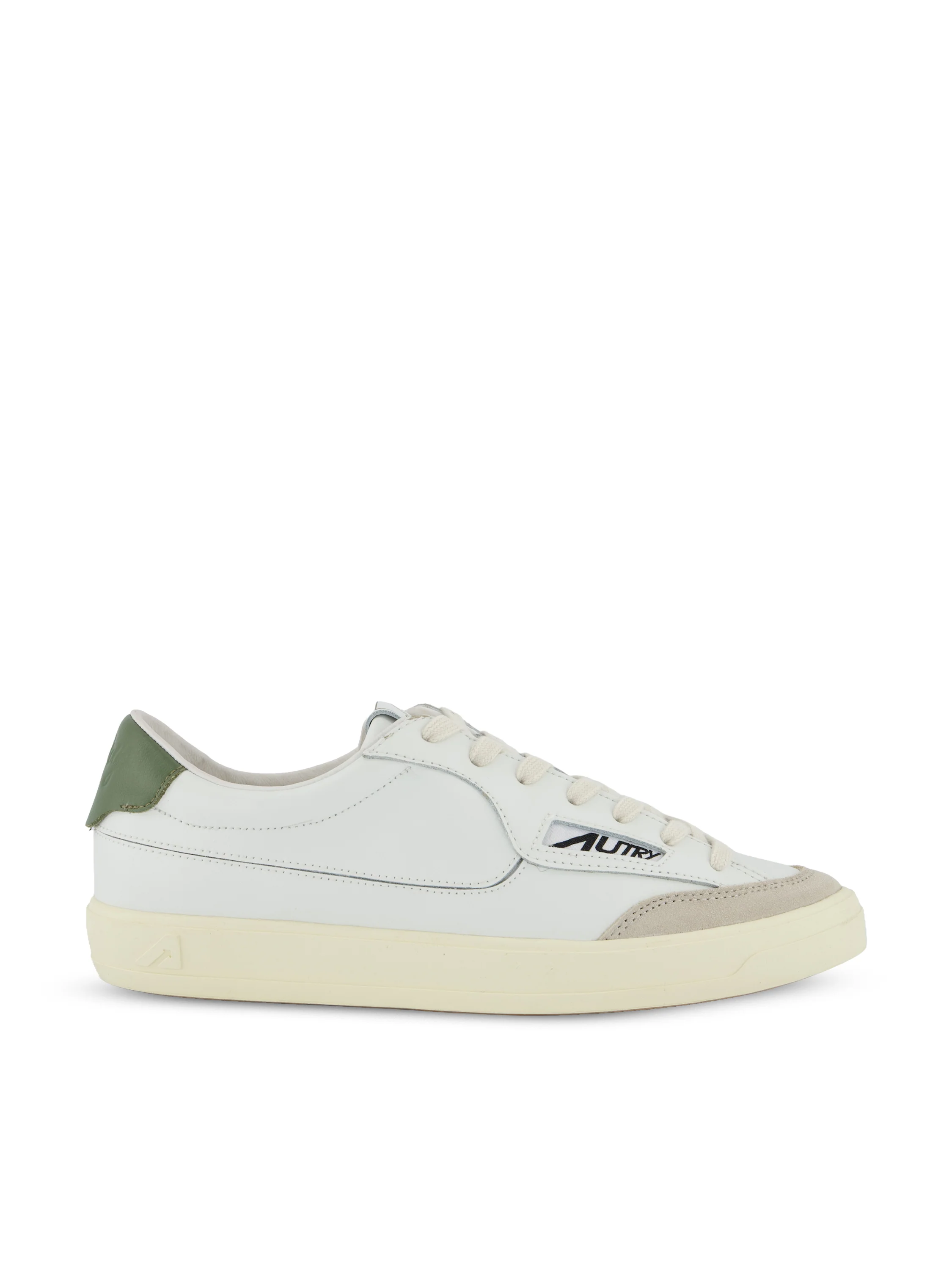 Sneakers Windscape low in pelle bianca e space SCLM UK11 AUTRY 