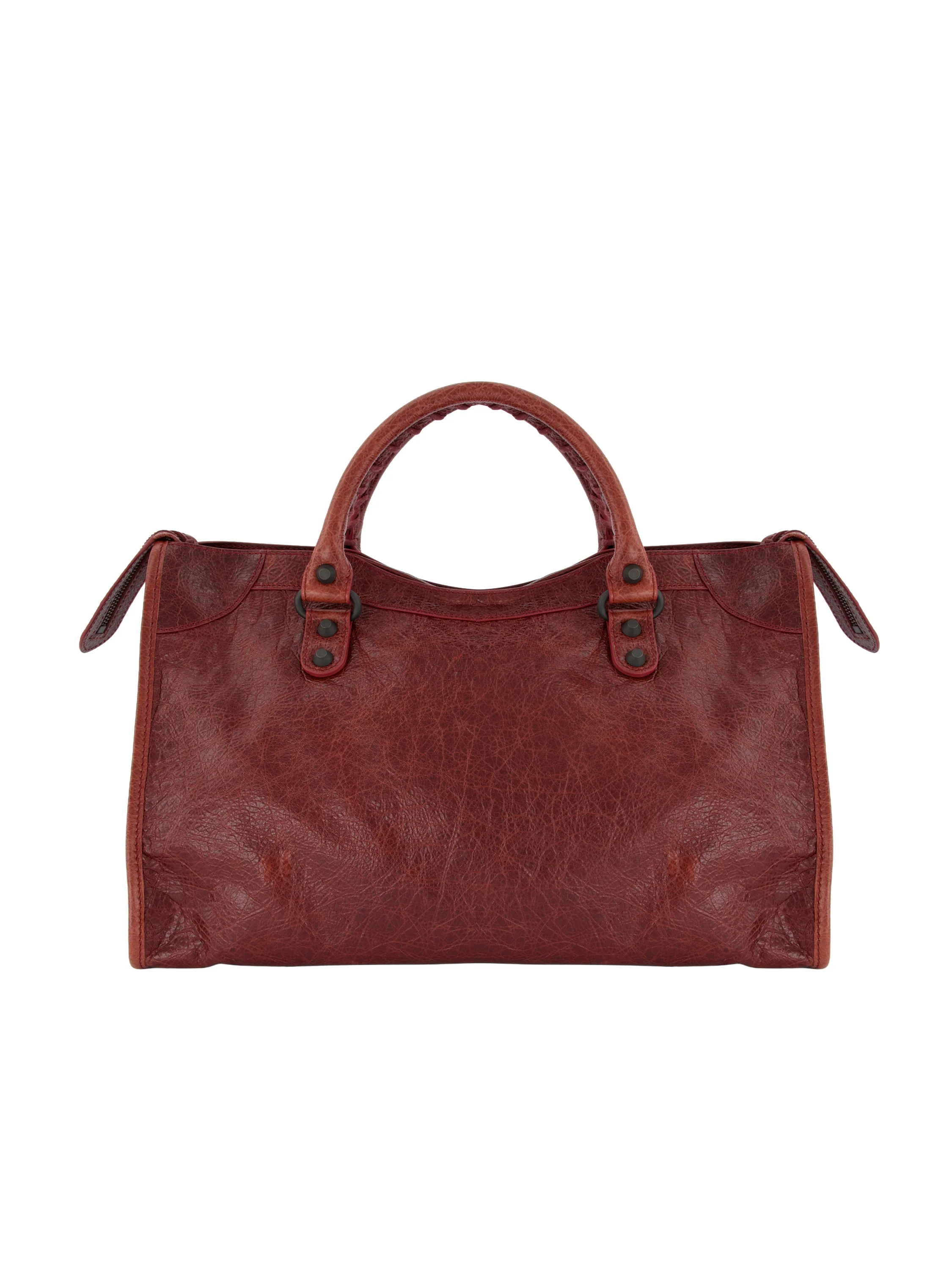 Borsa Le City Media in pelle di agnello Arena rosso bacca 865760 2ACFH6154 BALENCIAGA