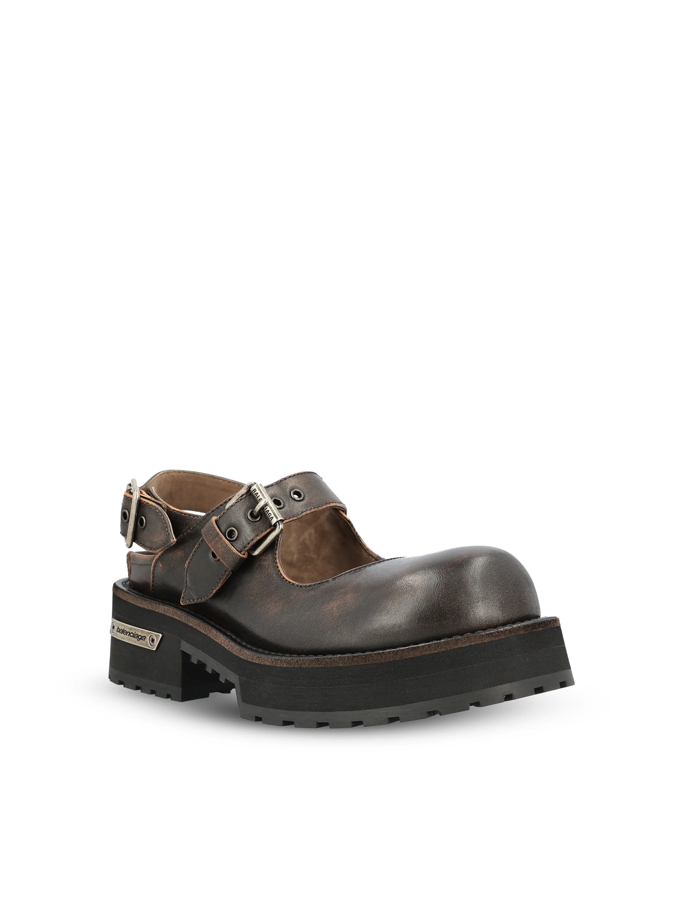 Mary Jane Venom in pelle di vitello. 866581 WBEQ32824 BALENCIAGA 