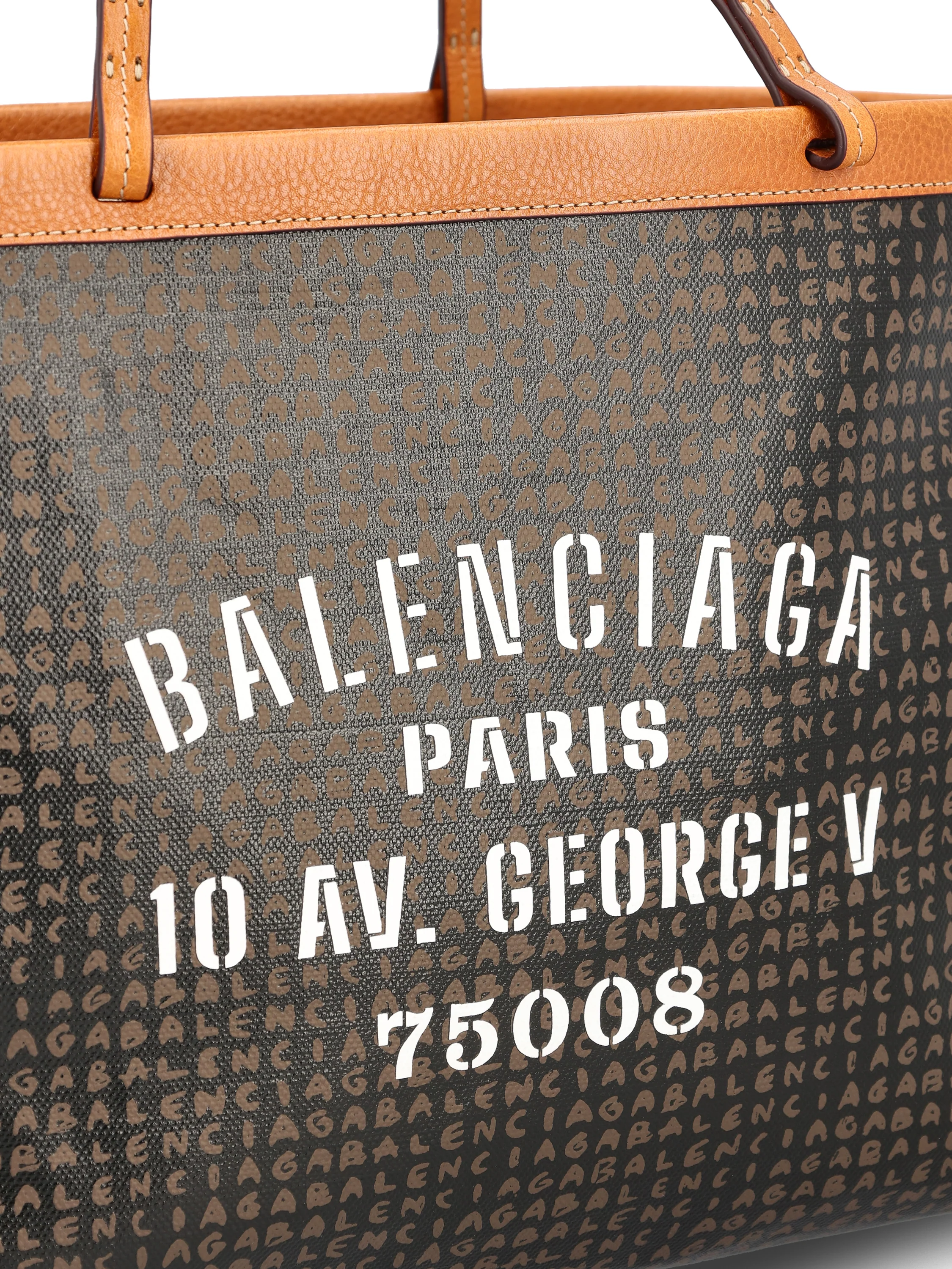 Borsa Tote Select Media in tela di cotone A000QA 2ACRU6092 BALENCIAGA 