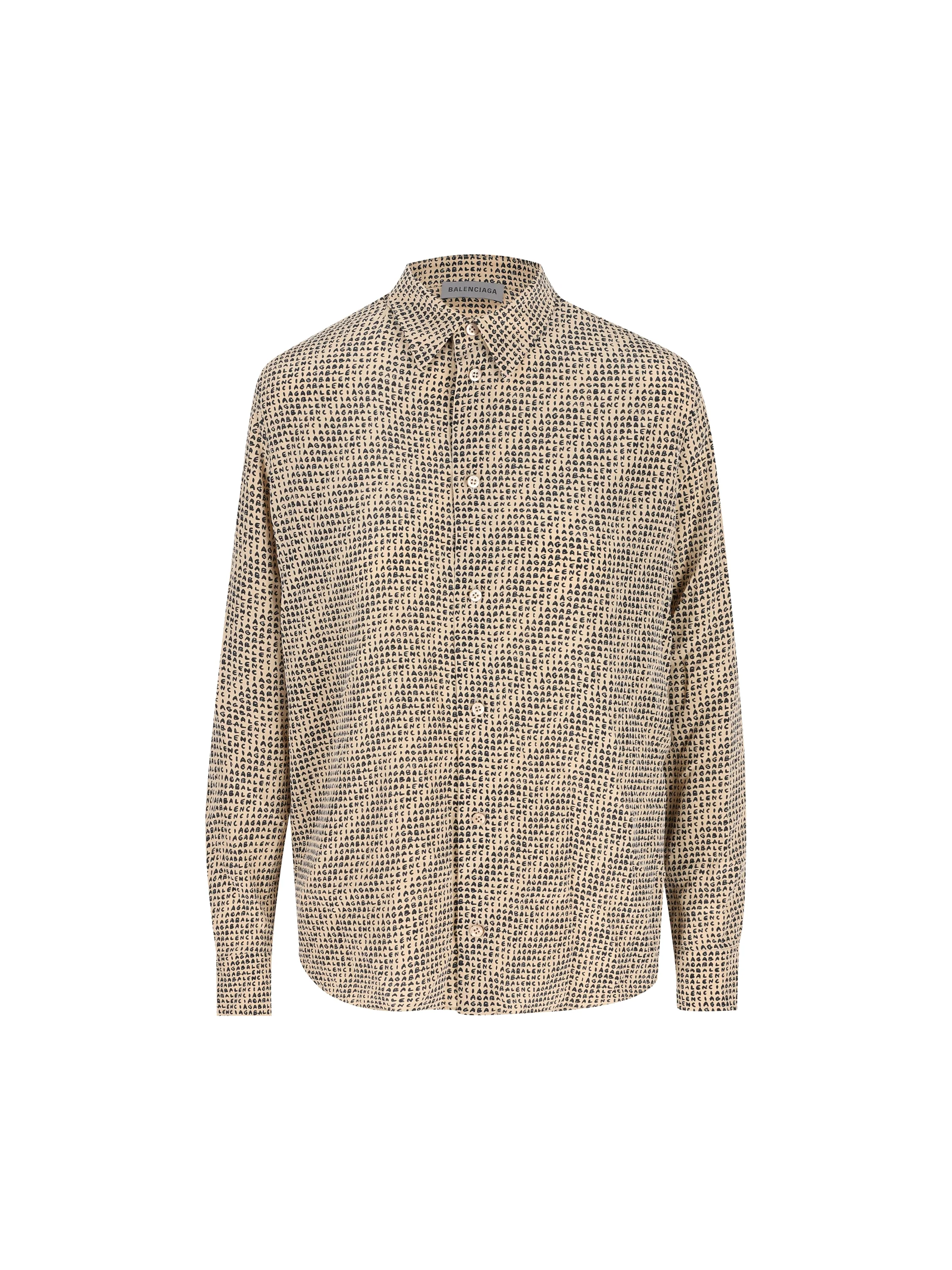 Camicia realizzata in seta. A002B2 TUL729364 BALENCIAGA 
