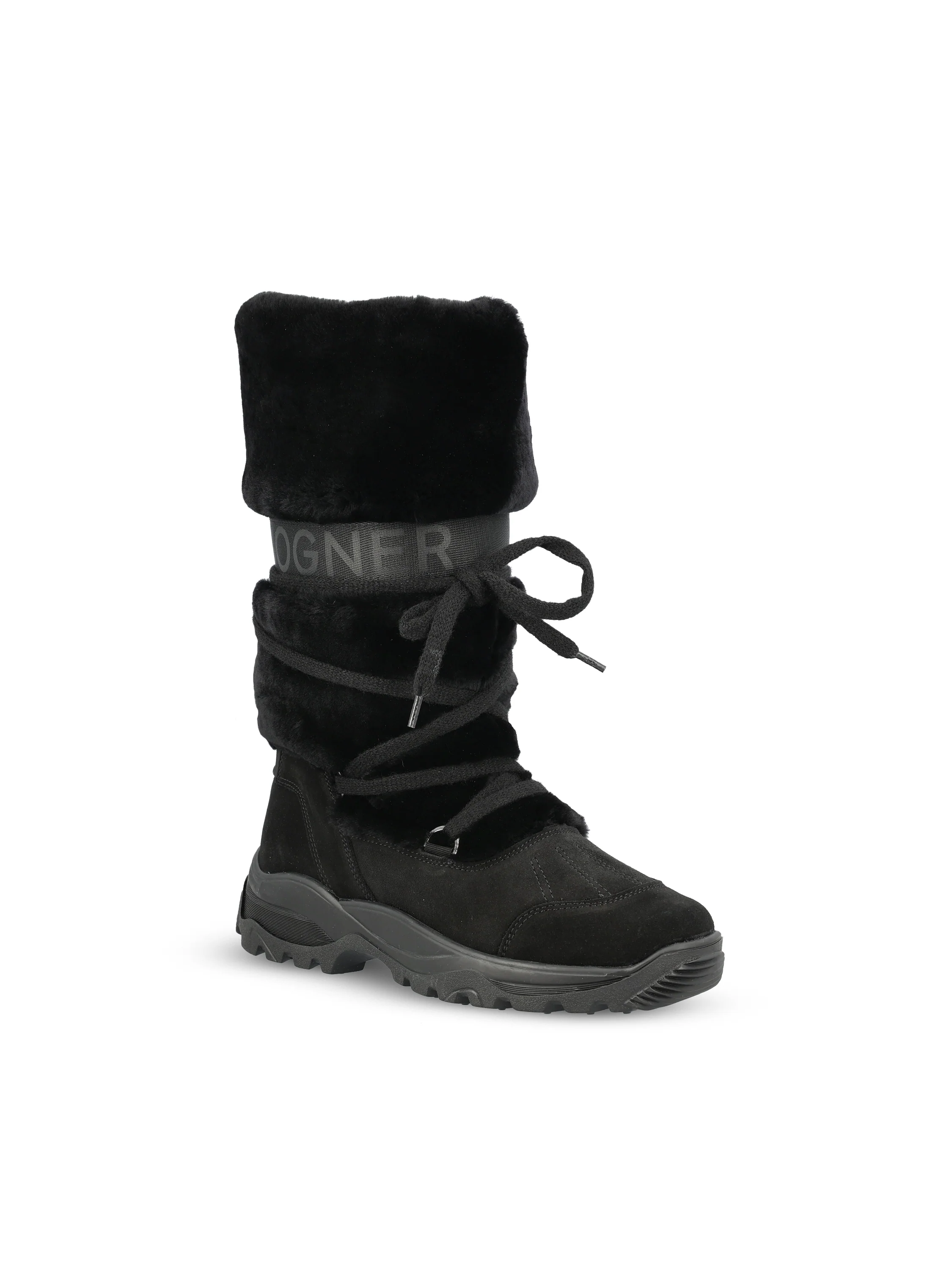 Stivali realizzati in pelle e tessuto. 22646804 001 BOGNER 