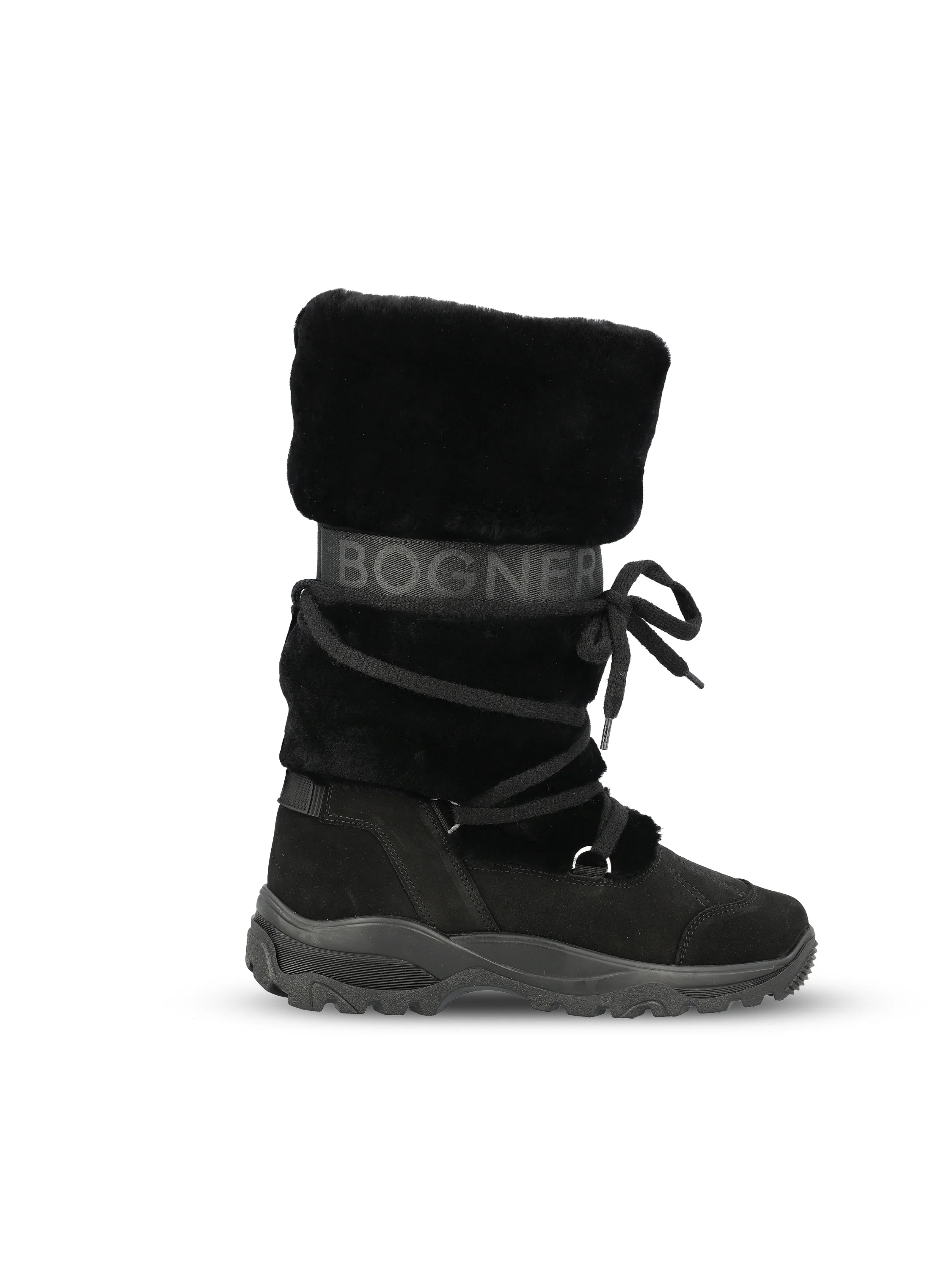Stivali realizzati in pelle e tessuto. 22646804 001 BOGNER 