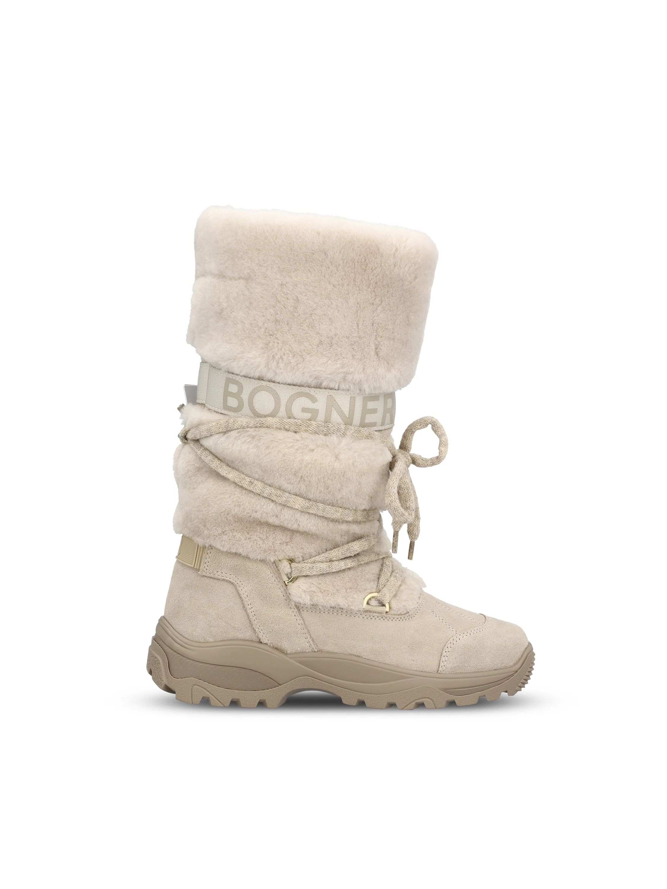 Stivali realizzati in pelle e tessuto. 22646804 068 BOGNER 