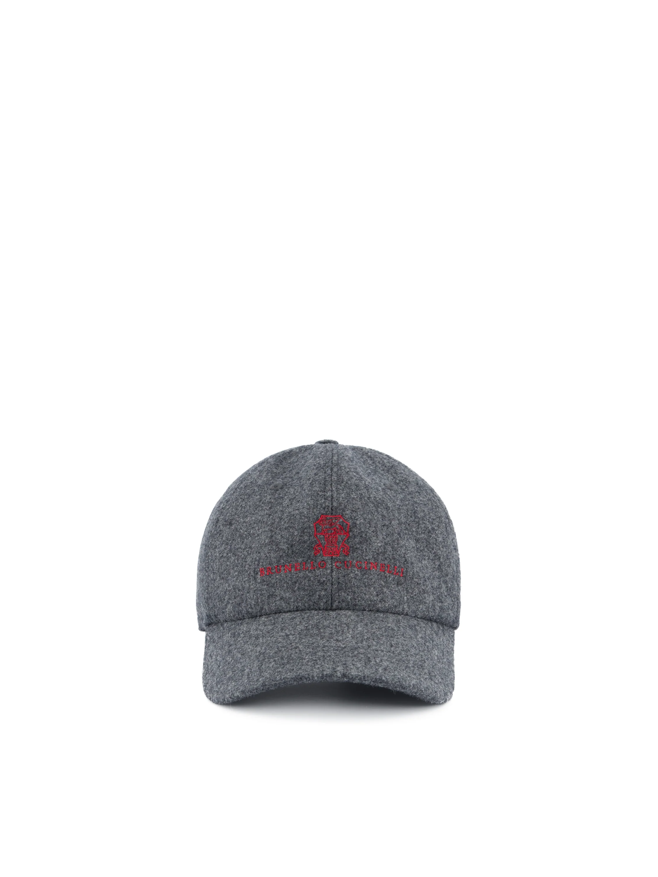 Cappello Baseball in Flanella di Lana Vergine M038P9850 CVS87 BRUNELLO CUCINELLI